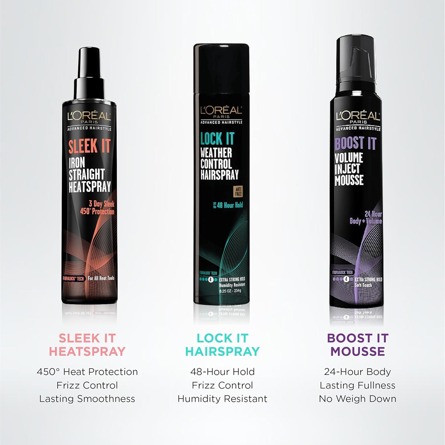 L'Oreal Paris Hair Care Advanced Hairstyle Boost It Volume Inject Mousse, 8.3 Ounce - Image 3
