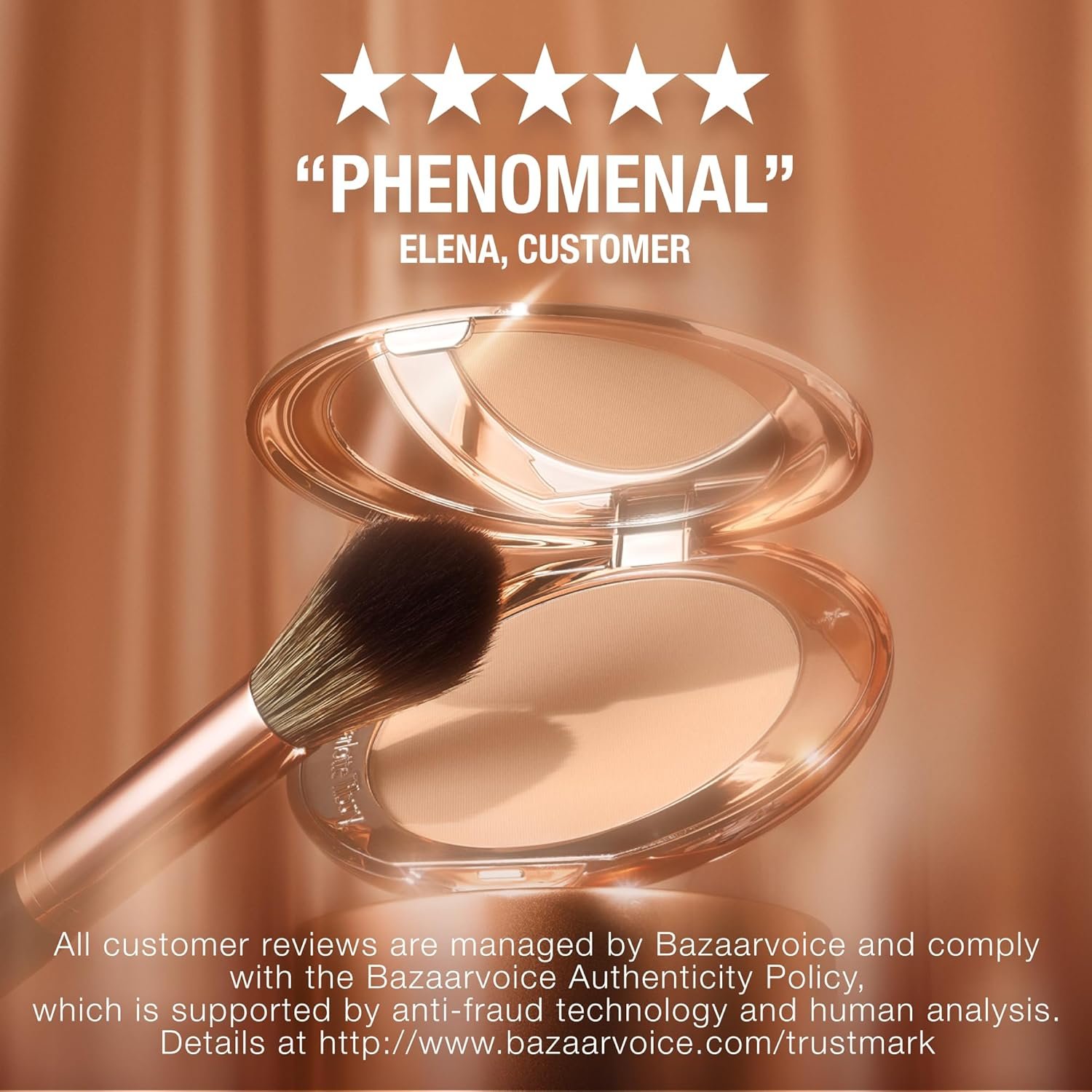Charlotte Tilbury Airbrush Flawless Finish Setting Powder - Pore-Blurring Pressed Powder for Face Makeup to Minimize Shine with a Soft-Focus Finish - Image 9