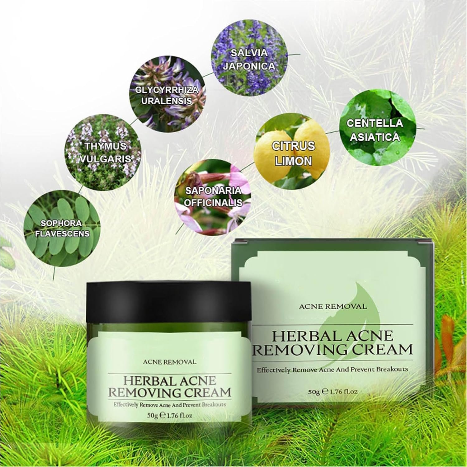 Acne Removing Face Cream,Natural Ingredients Professionally Remove Acne Marks,For Teens & Adults Anti-acne Moisturizer Pimple Cream - Image 3