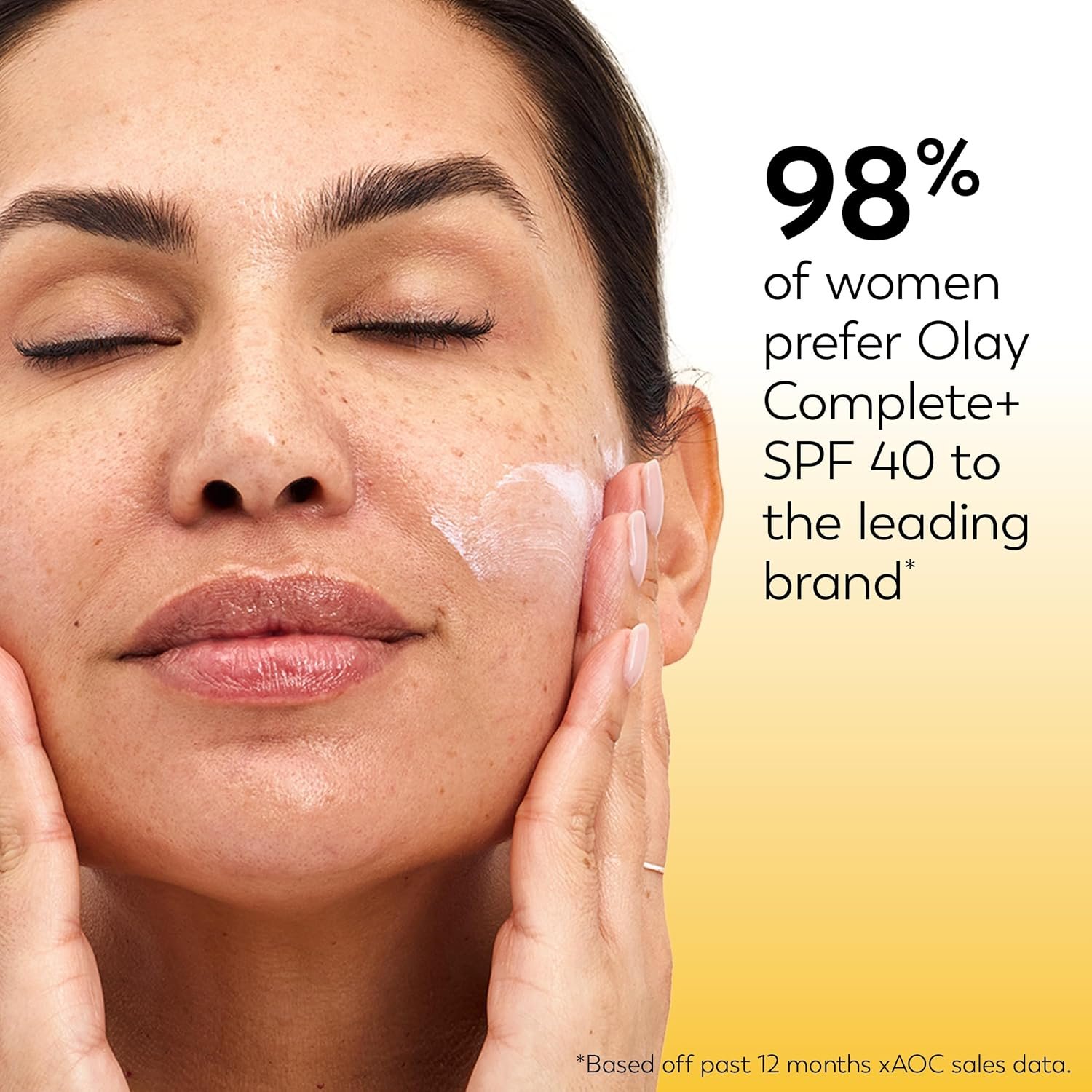 Olay Complete+ Face Moisturizer with Sunscreen SPF 40, For Sensitive Skin, Broad Spectrum Sun Protection, Fragrence-Free - No White Cast on All Tones, Nourishes Moisture Barrier - Ceramides, 6 Oz - Image 9