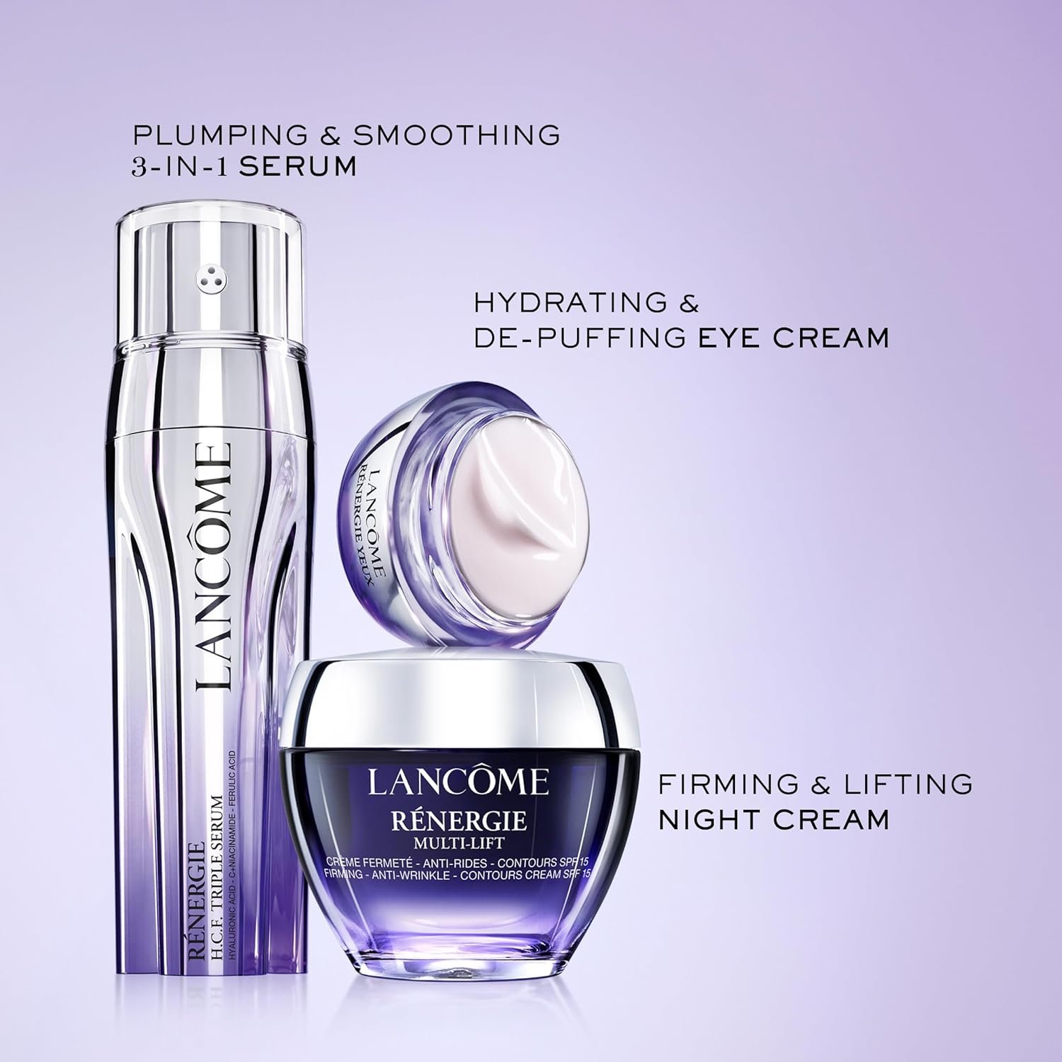 Lancôme Rénergie Lift Multi-Action Anti-Aging Night Cream - Anti-Aging Face Cream, Lifting, Hydrating & Firming Moisturizer, with Hyaluronic Acid - Image 7