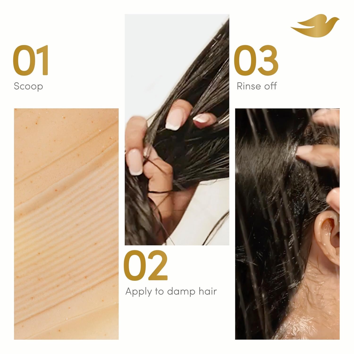 Dove Radical Recovery 10-in-1 Hair Mask 1ct UV Repair & Glow Deep recovery from 99% of UV hair damage with Melting Lumi-Beads 9.2 oz - Image 7
