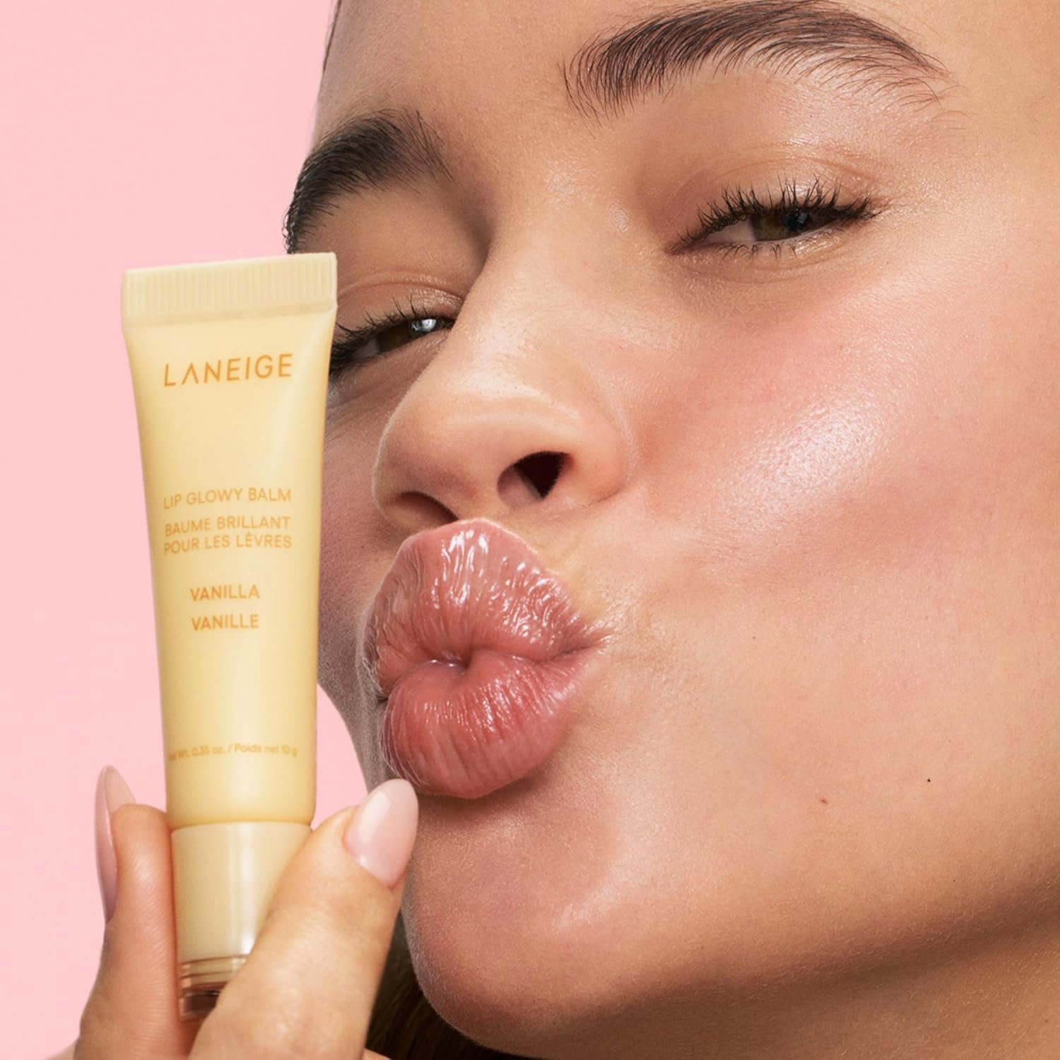 LANEIGE Lip Glowy Balm: Sheer Tinted Lip Moisturizer with Shea Butter, for Hydrating Shine & Soft Lips - Image 4
