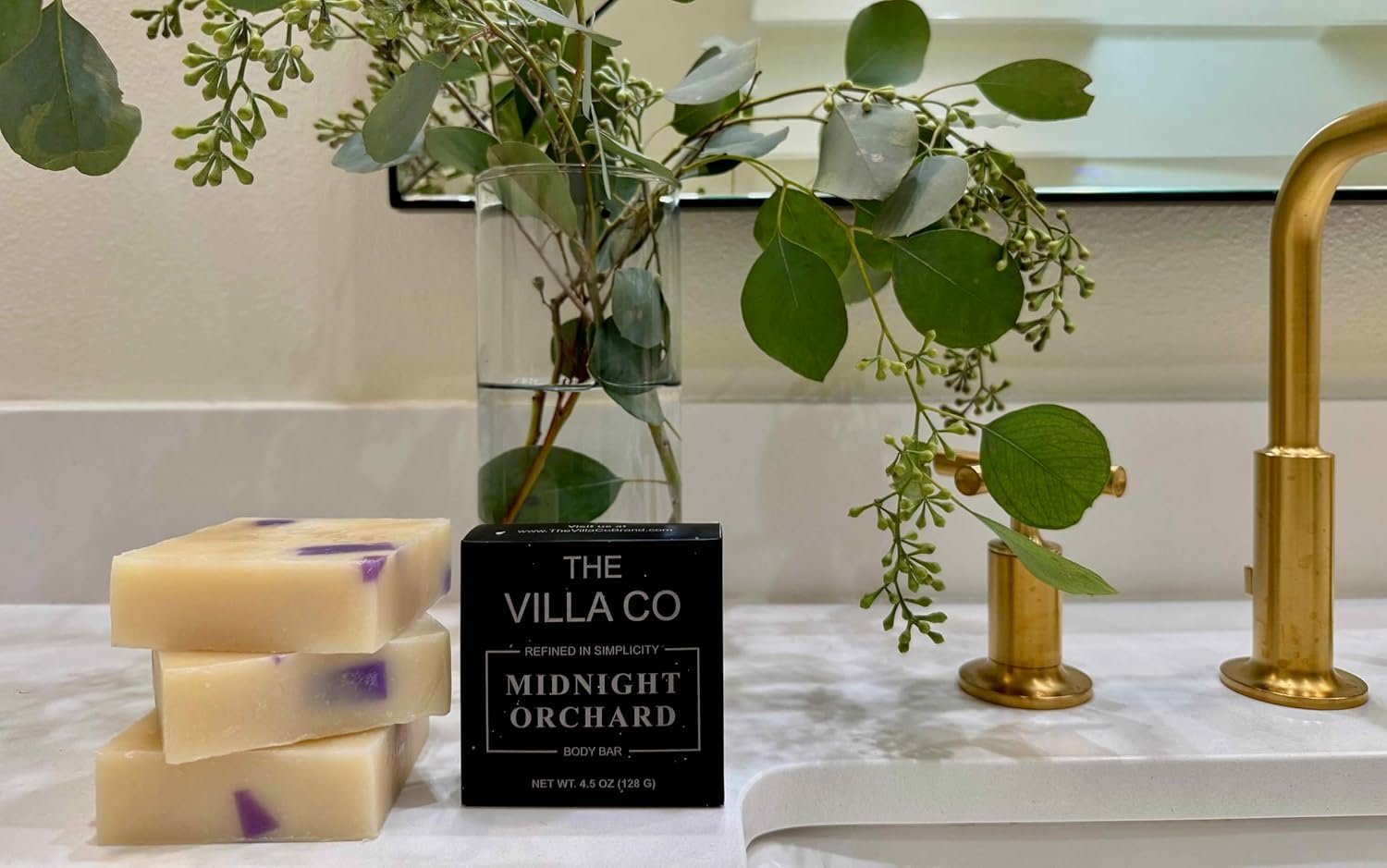 Midnight Orchard | 4.5oz Body Bar for Women & Men | Artisan Made in USA | Natural Ingredients - Image 2
