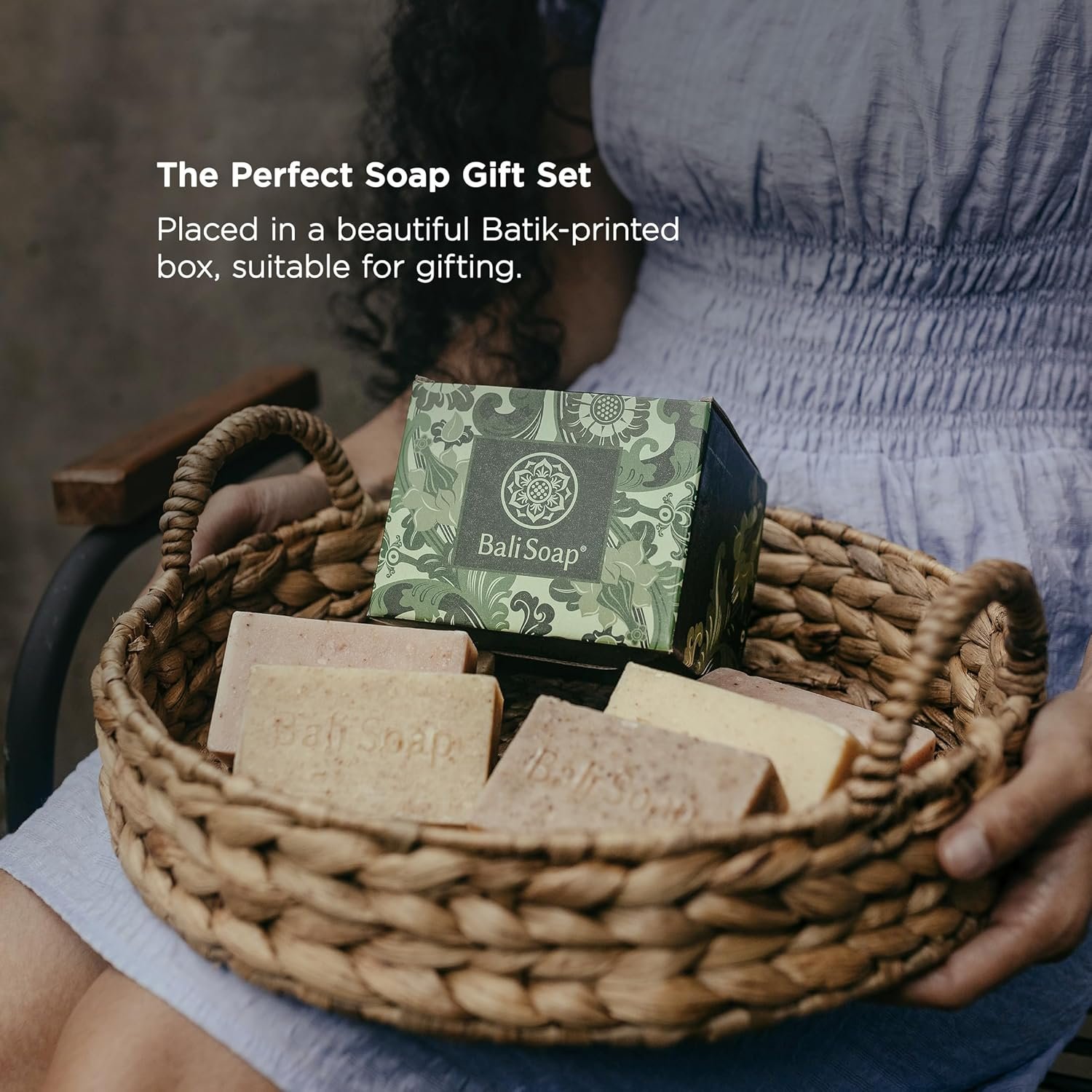 Bali Soap Natural Soap Gift Set - Handmade, Cold Process, Aromatherapy Spa Bar Soap for Face & Body (Coconut, Papaya, Vanilla, Lemongrass, Jasmine, Ylang Ylang), 6 Pack (3.5 oz Each) - Image 6