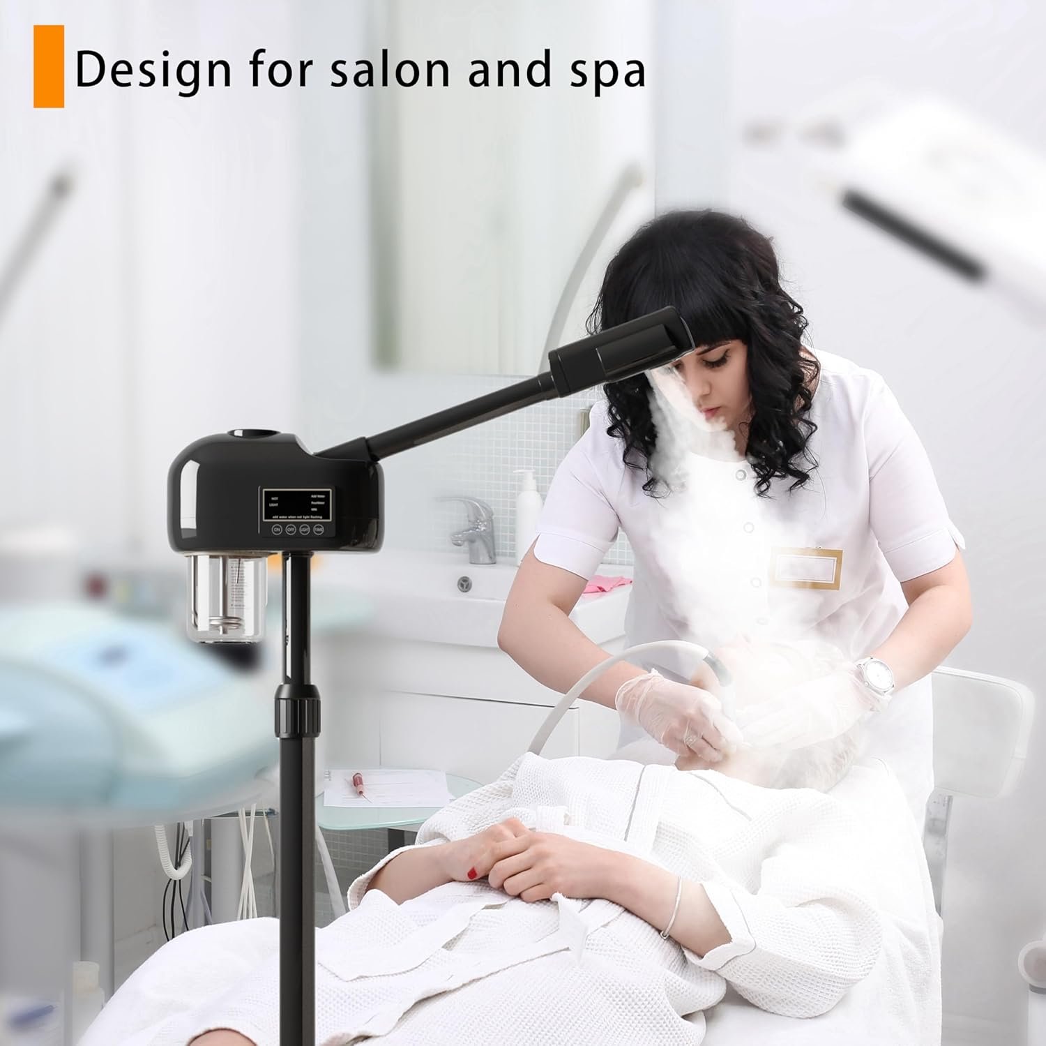 Facial Steamer, Professional Facial Steamer with Hot Mist for Esthetician, Facial Steamers Home Facial Spa, Face Steamer for Facial Deep Cleaning – Professional Home Facial Spa Steamer with Hot Mist. - Image 2