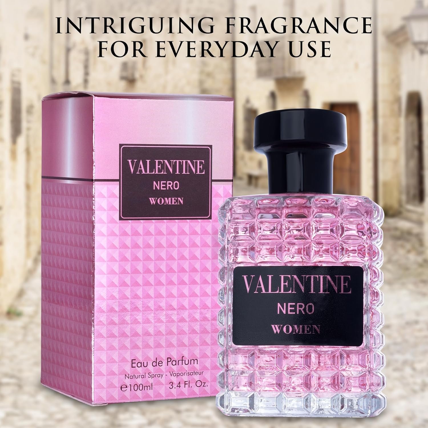 URBAN COLLECTION Valentine for Women Eau De Parfum - Amber Floral Jasmine, Bourbon Vanilla & Woods Oriental-Floral Fragrance with a Modern Twist Elegant 100ml Bottle Packed in Paper Box - Image 4