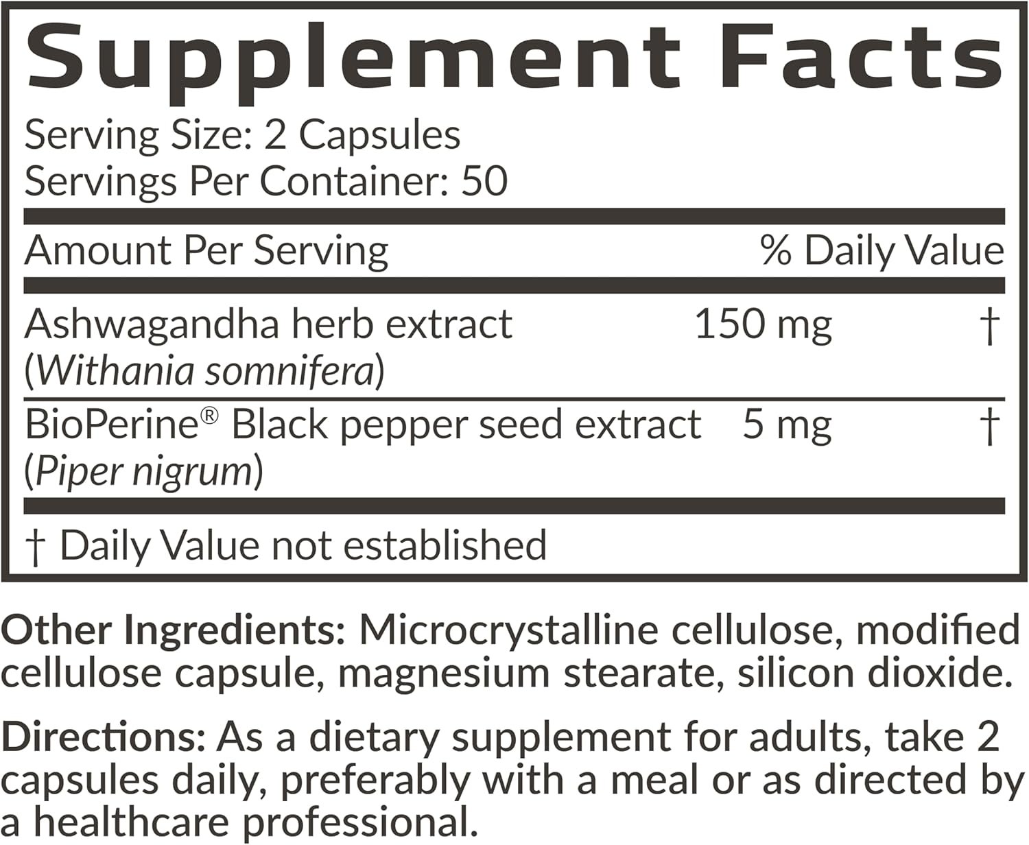 Futurebiotics Ashwagandha Extra Strength Stress & Mood Support with BioPerine - Non GMO Formula, 100 Vegetarian Capsules - Image 8