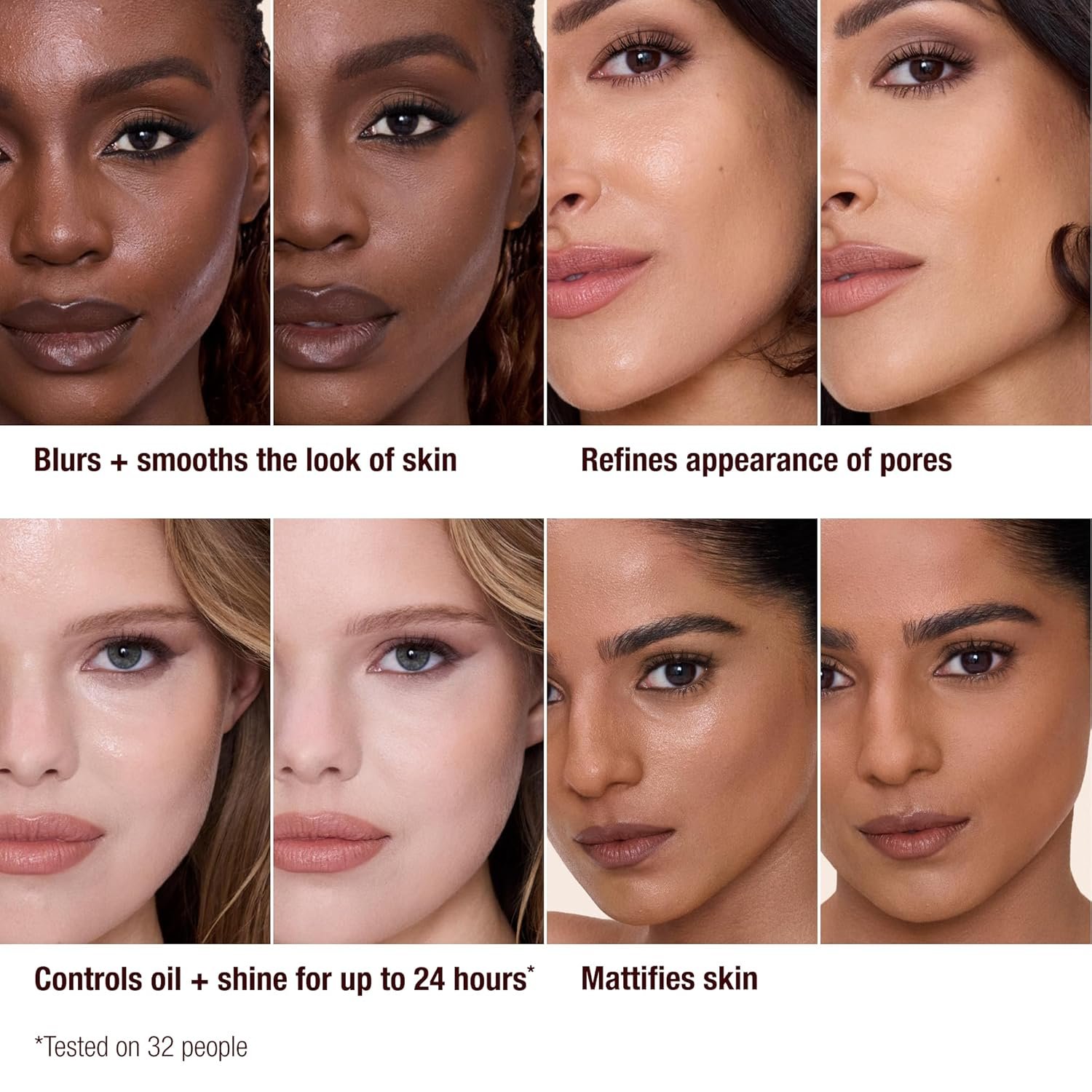 Charlotte Tilbury Airbrush Flawless Matte Setting Spray – Ultra‑Fine Mist to Prime & Set Face Makeup for Up to 16 Hours – Soothes, Blurs Pores & Calms Skin - Image 11