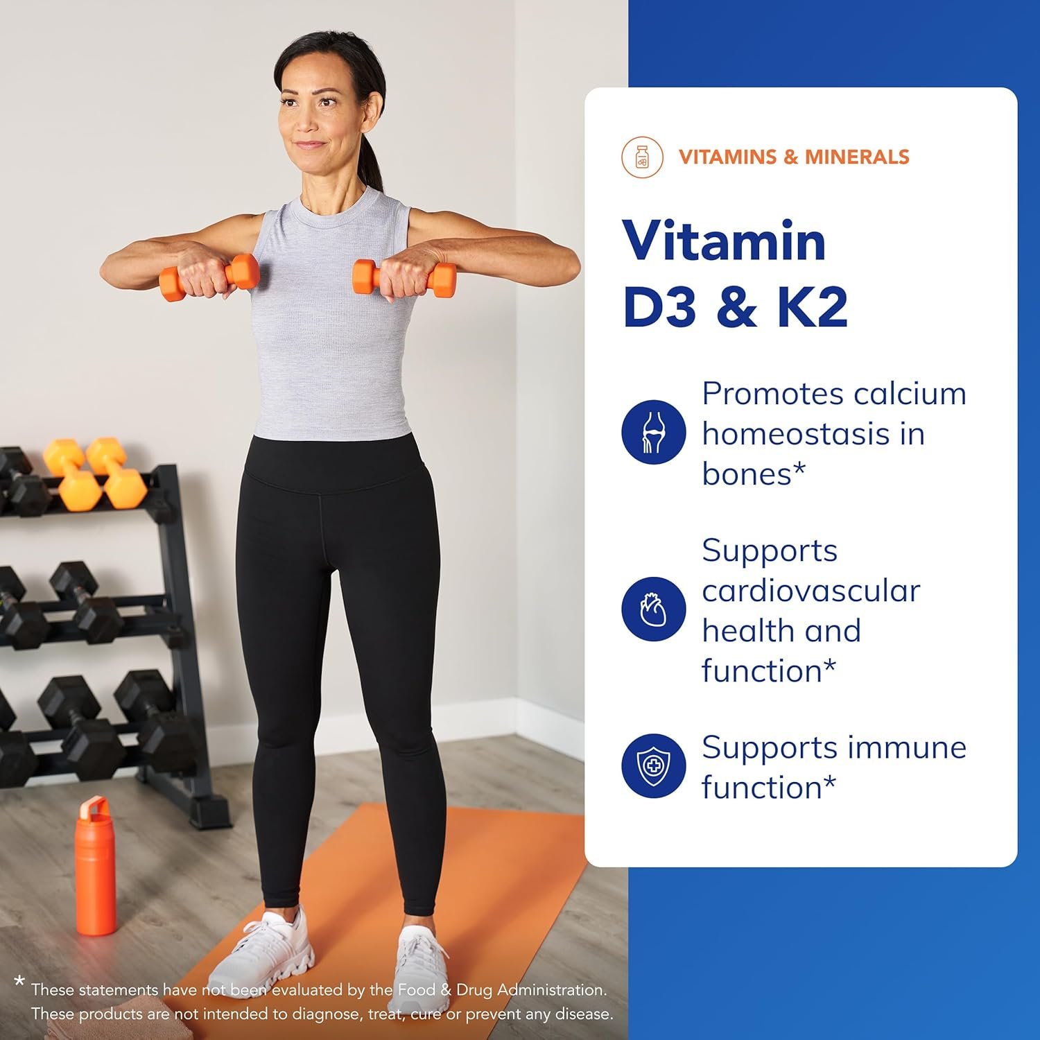 Pure Encapsulations Vitamin D3 & K2 - Bone & Vascular Health Support - Immune Function* - Gluten Free - Non-GMO - 120 Capsules - Image 3