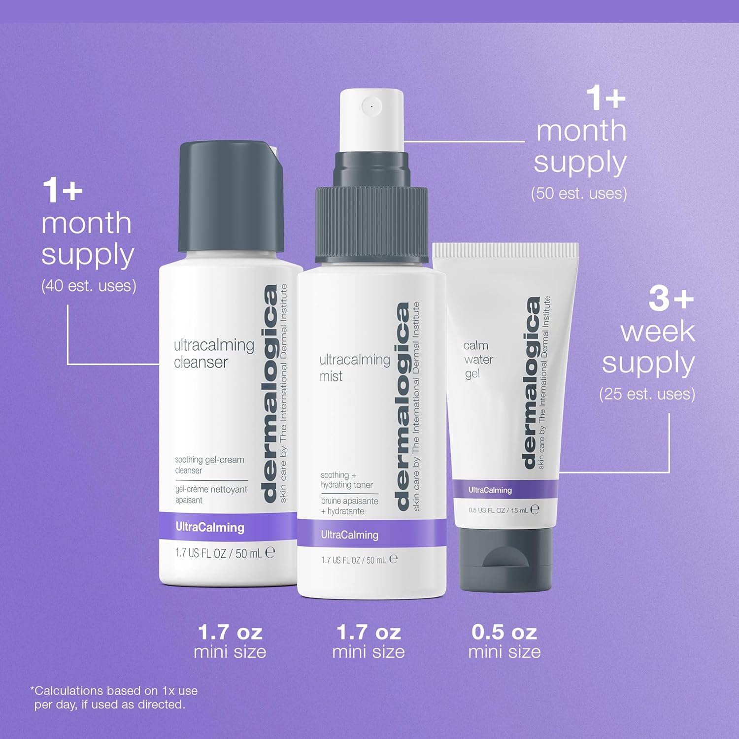 Dermalogica Sensitive Skin Rescue Kit - Set Contains: Face Wash, Toner, and Face Moisturizer - Skin Care To Calm, Soothe and Minimize Irritation - Image 5