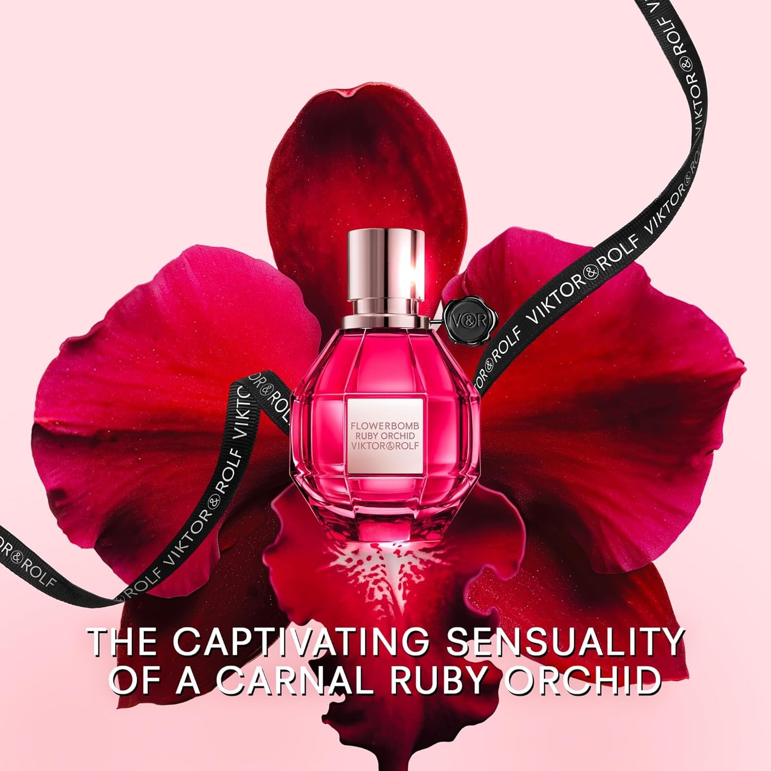 Viktor&Rolf - Flowerbomb Ruby Orchid Eau de Parfum - Women's Perfume - Floral & Fruity - With Notes of Vanilla & Peach - Image 3