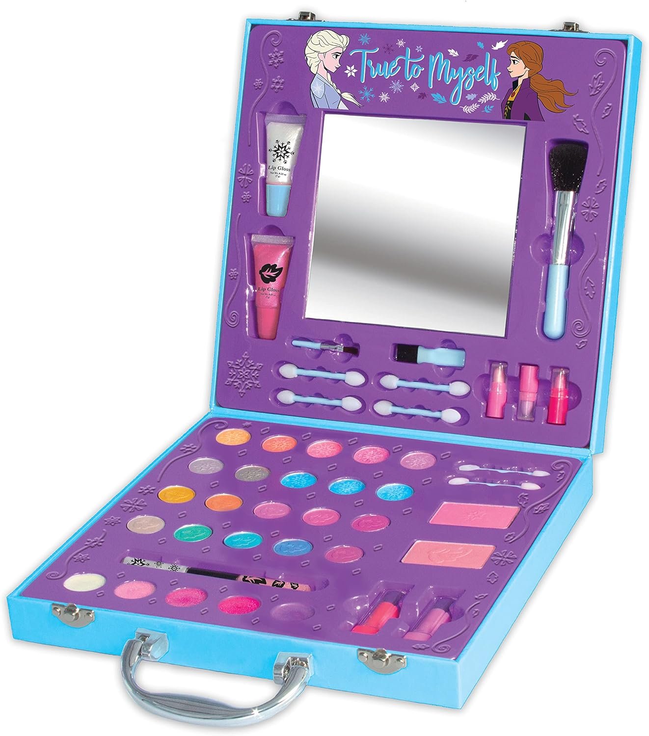 Disney Frozen Glitter Makeover Studio Beauty Kit – All-in-One Beauty for Eyes, Cheeks and Lips for Ages 6 and up - Amazon Exclusive - Image 4