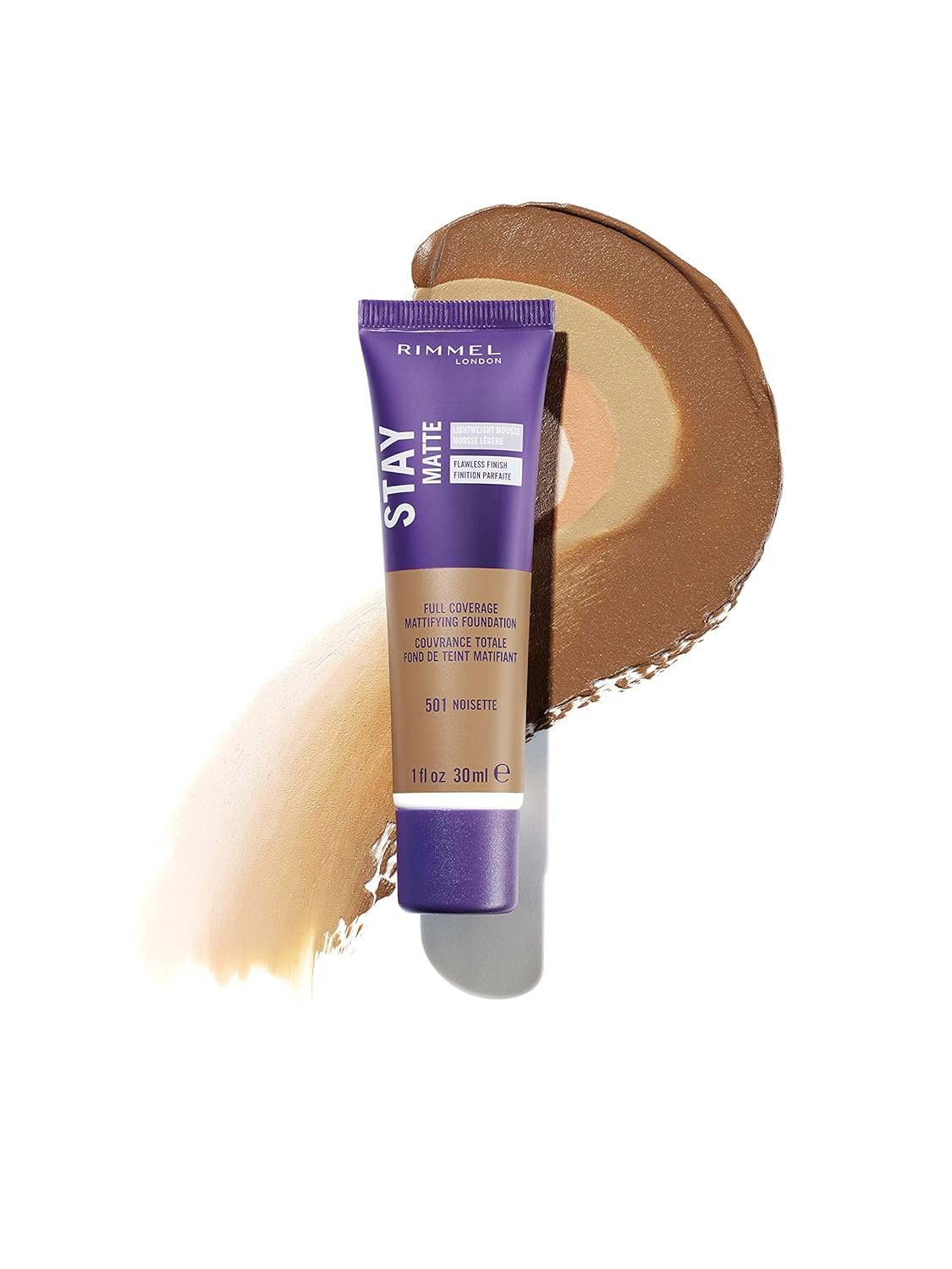 Rimmel London Stay Matte Liquid Mousse - 504 Deep Mocha - Foundation, Lightweight, Shine Control, Oil-Free, 1oz - Image 12