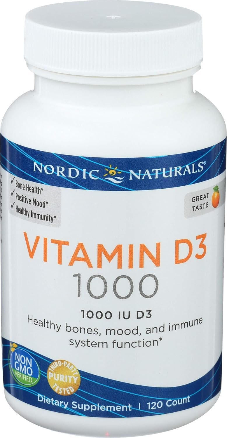 Nordic Naturals Vitamin D3 1000, Orange - 120 Mini Soft Gels - 1000 IU Vitamin D3 - Supports Healthy Bones, Mood & Immune System Function - Non-GMO - 120 Servings - Image 4