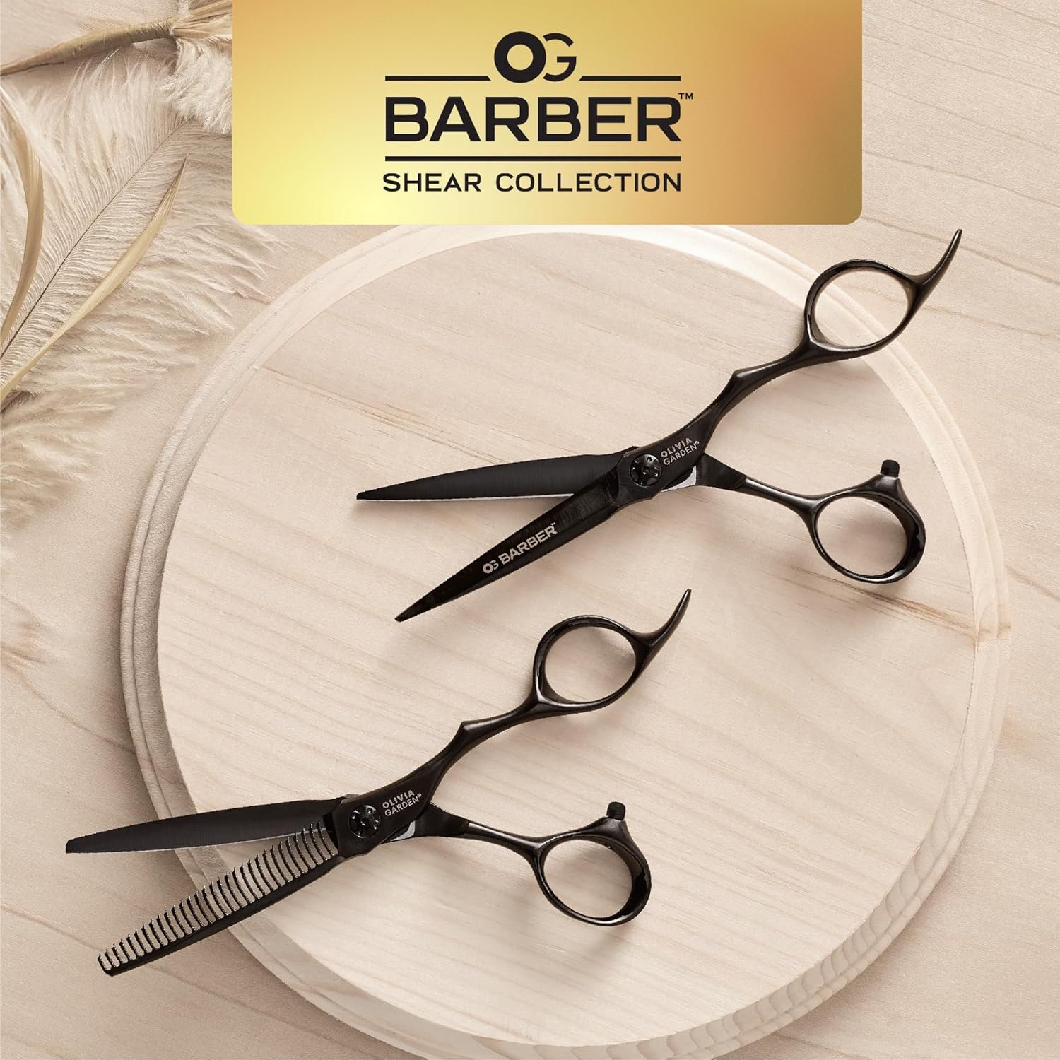 Olivia Garden Barber Shears Intro Kit - Includes Professional Hair Cutting Shears, Thinner, Case, and Accessories - Image 6