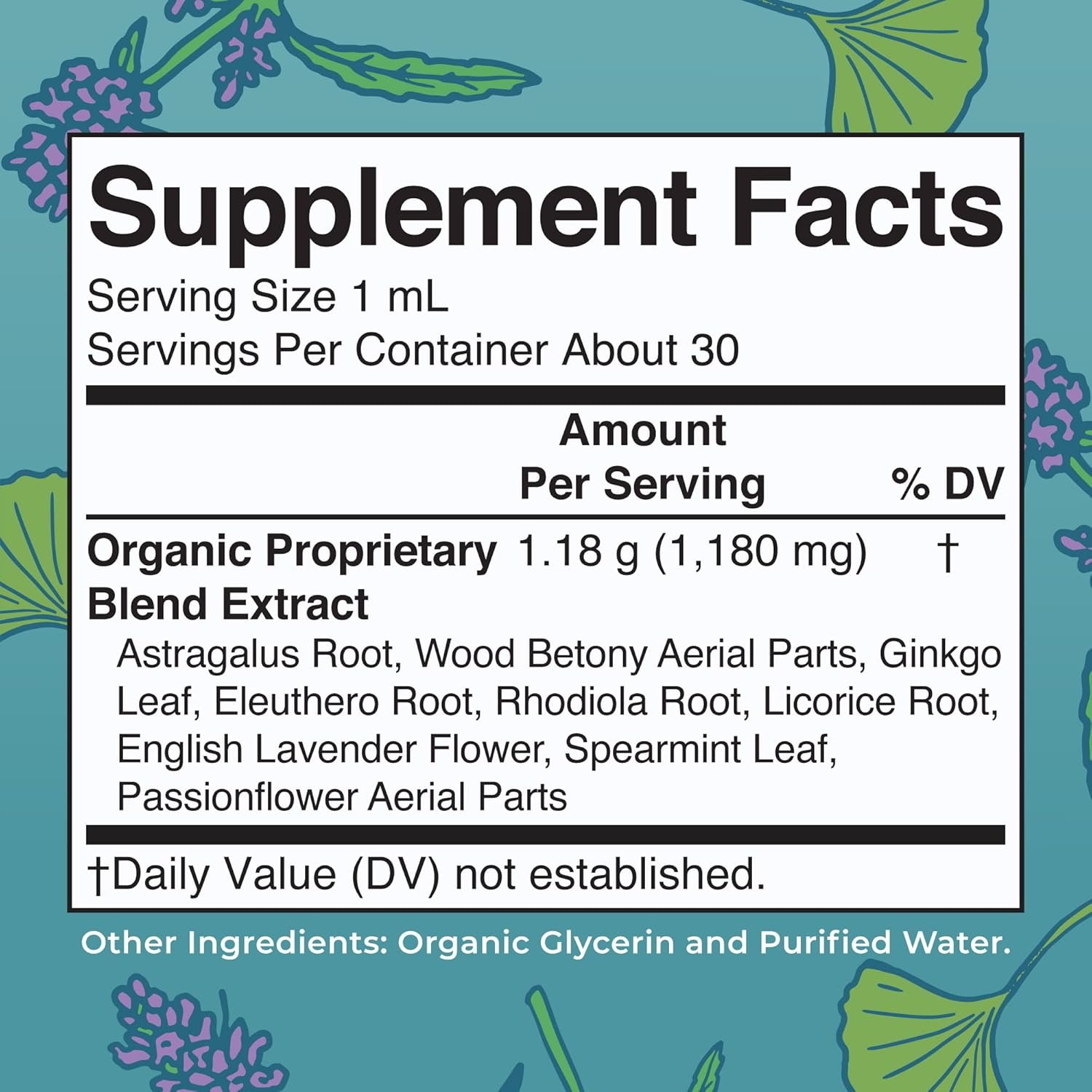 MARYRUTH'S Kids Focus & Attention Drops | USDA Organic Drops | Ginkgo Biloba | Rhodiola Root & Licorice Root | Adaptogenic | Calm | Vegan | Non-GMO | Gluten Free | 30 Servings - Image 2