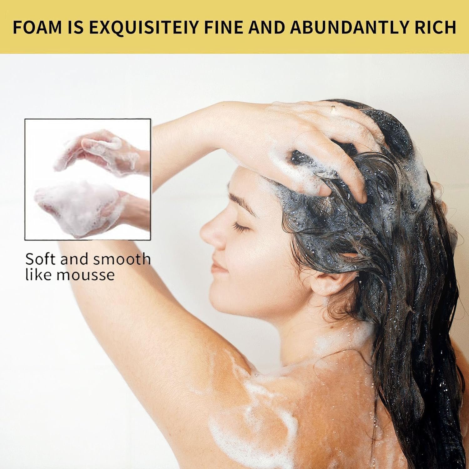 Anti-Hair Fall Hair Loss Shampoo, Anti-Hair Fall Promote Hair Growth Shampoo for Women Men, Moisturizing Suitable for All Hair Types 10.56 FL OZ (300ml) - Image 3