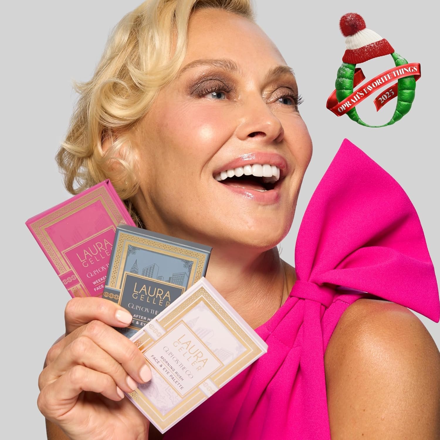 LAURA GELLER NEW YORK Glam On the Go Eyeshadow & Blush Palettes - Each Set Includes Three Palettes - Ready for Gifting - Easy to Use Makeup for Mature Skin - Image 3