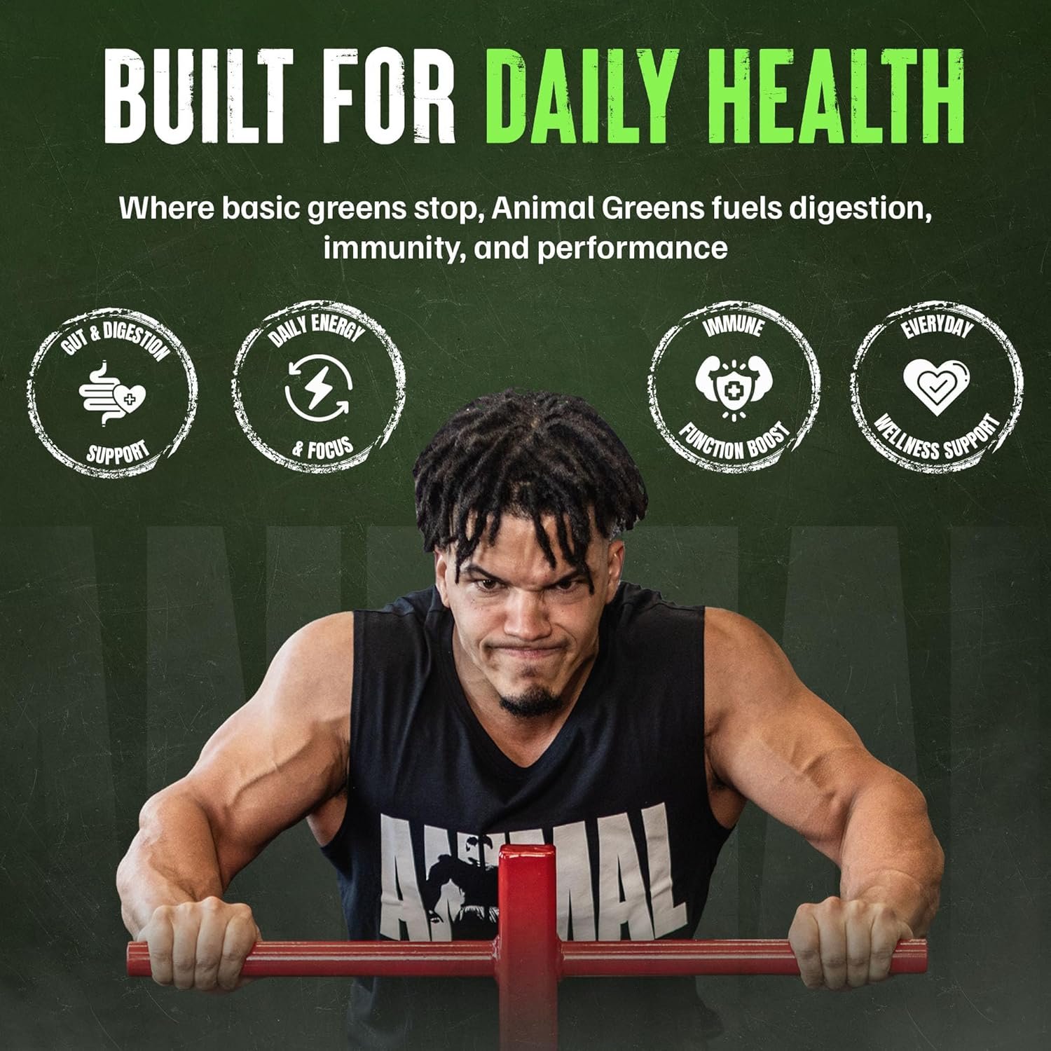 Animal Daily Greens Pill Packs - Kale, Wheat Grass, Alfalfa & More - Convenient Prebiotic and Probiotic Superfood Blend for Superior Digestion, Gut Health, and Immunity For Men & Women - 30 Day Supply - Image 3