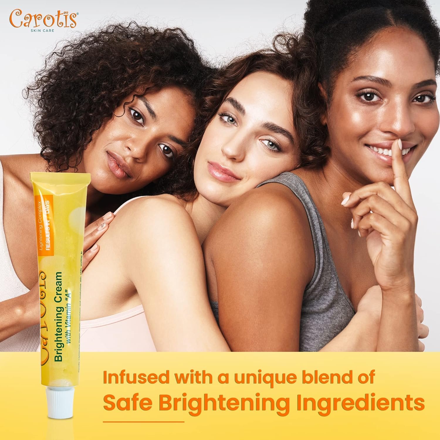 CAROTÏS Skin Brightening Cream - 1 fl oz / 30 ml - Brightening Cream For Face, Body, Hands, Elbows, Knuckles - Image 4