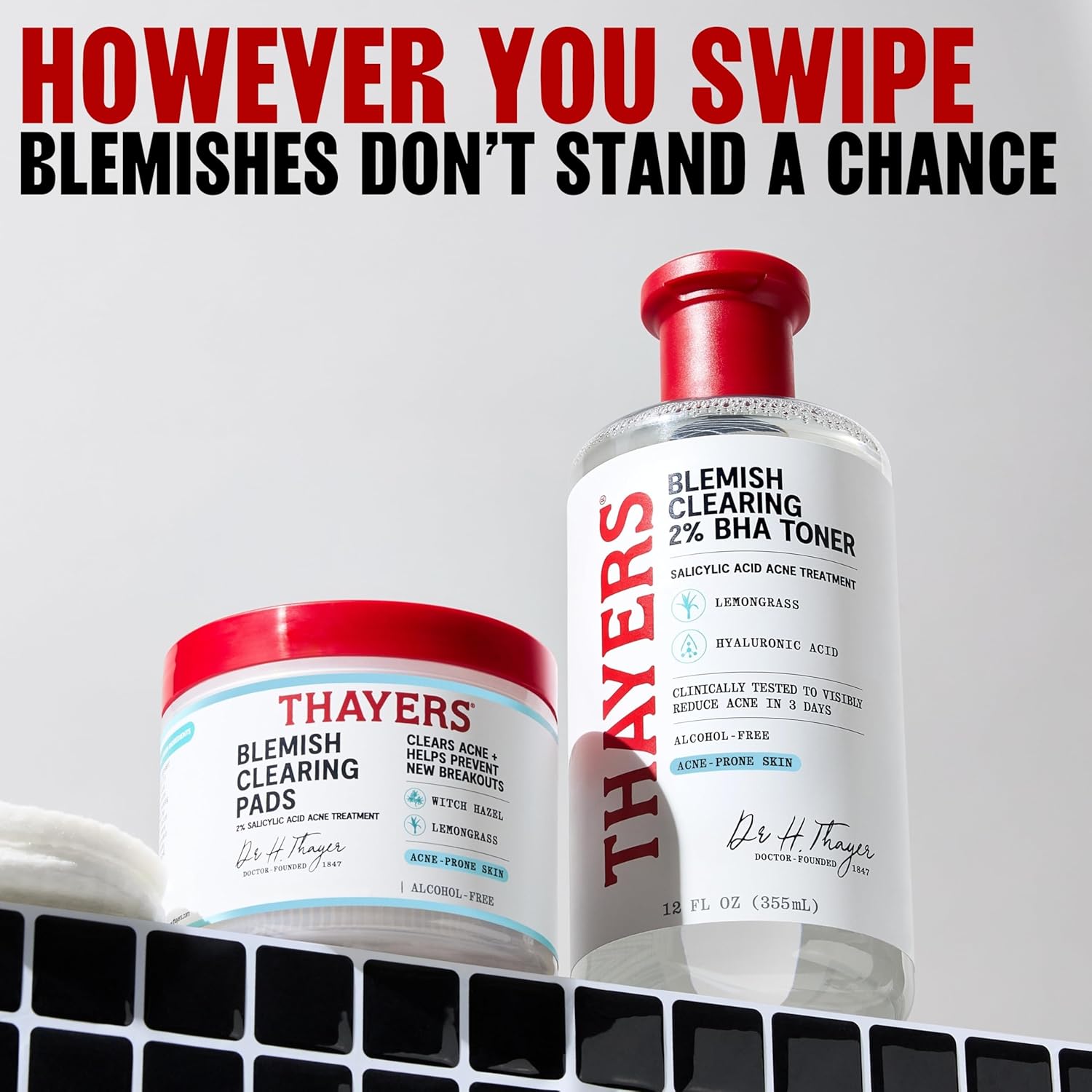 Thayers Blemish Clearing Acne Pads, Salicylic Acid Acne Treatment for Face, Pore Reducing, Exfoliating, and Soothing Skincare, Witch Hazel Toner Pads, 60 Ct - Image 11