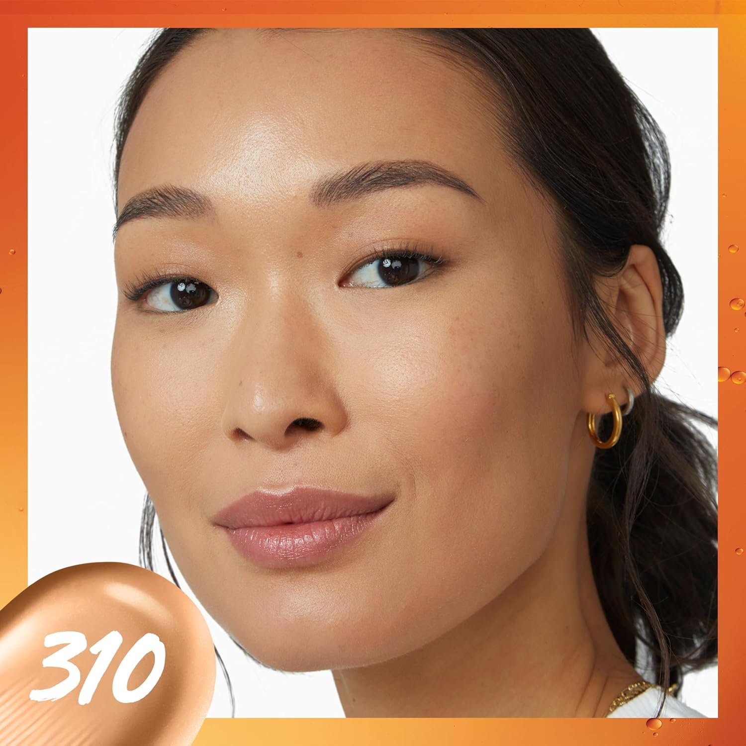 Maybelline Super Stay Up to 24HR Skin Tint, Radiant Light-to-Medium Coverage Foundation, Makeup Infused With Vitamin C, 310, 1 Count - Image 2