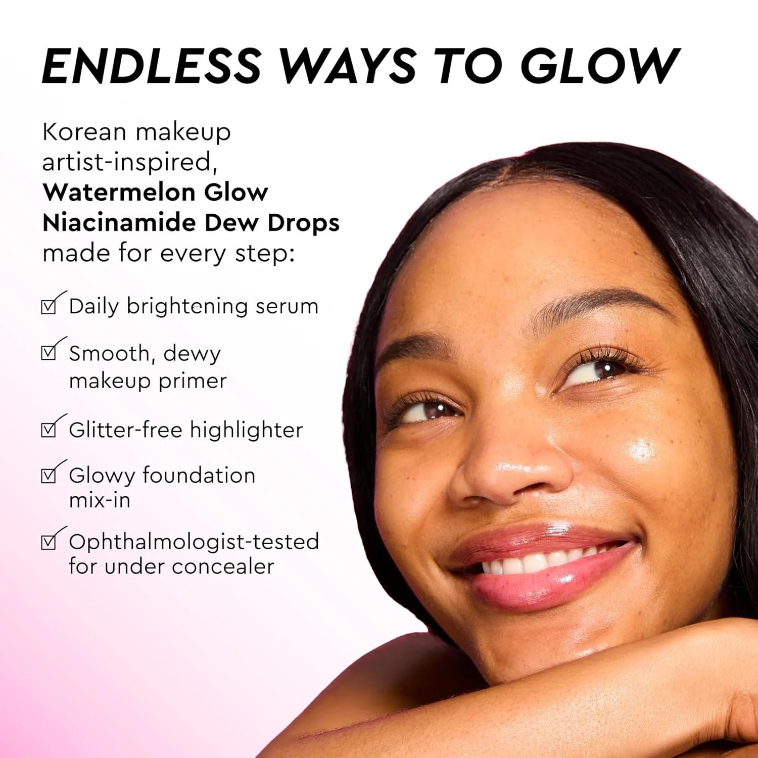 Glow Recipe x Beautyblender: Watermelon Glow Skincare and Makeup Prep Set - Niacinamide Dew Drops, Dewy Flush Liquid Blush, Ultra-Fine Hydrating Face Mist and Exclusive Beautyblender Makeup Sponge - Image 8