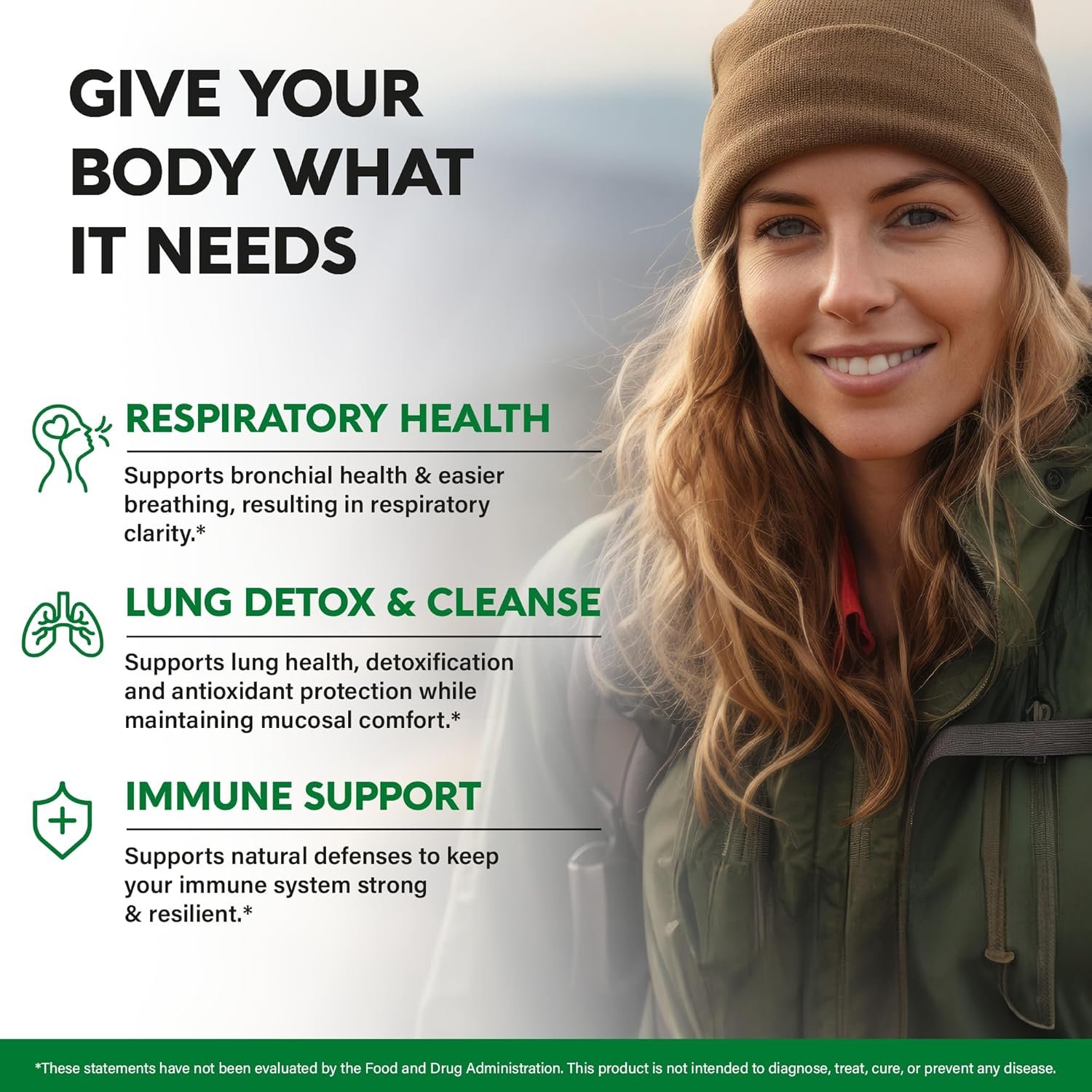 Mullein Lung Detox - Mullein Leaf 10:1 Extract - Marshmallow Root | Echinacea | Oregano | Quercetin | NAC - 15-in-1 Lung Support & Cleanse for Smokers Supplement - for Women & Men - 60 Vegan Capsules - Image 3