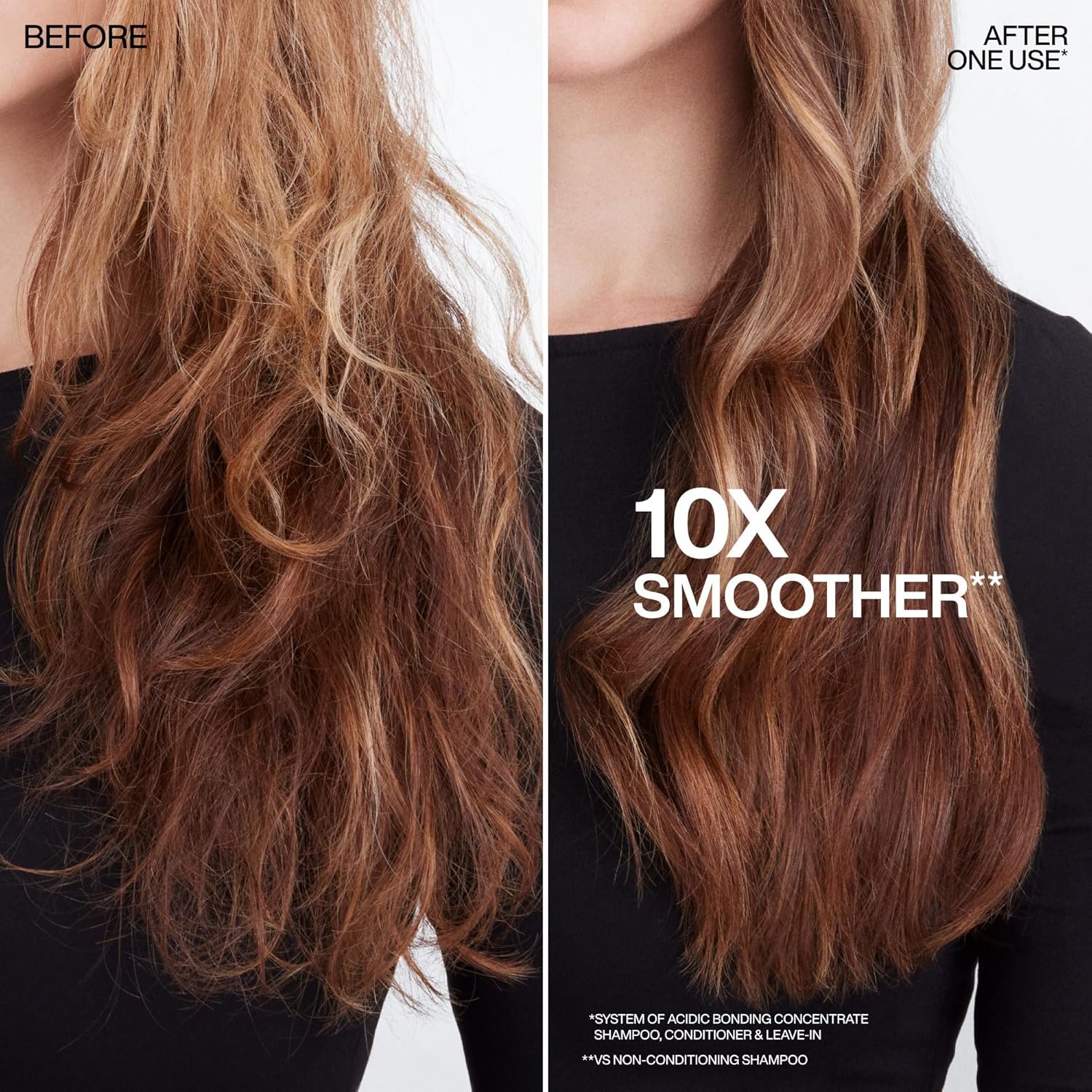 Redken Acidic Bonding Concentrate Leave In Conditioner - For Weak & Damaged Hair, Bond Building & Strengthening Hair Repair Treatment, Smooths & Provides Heat Protection - Image 4