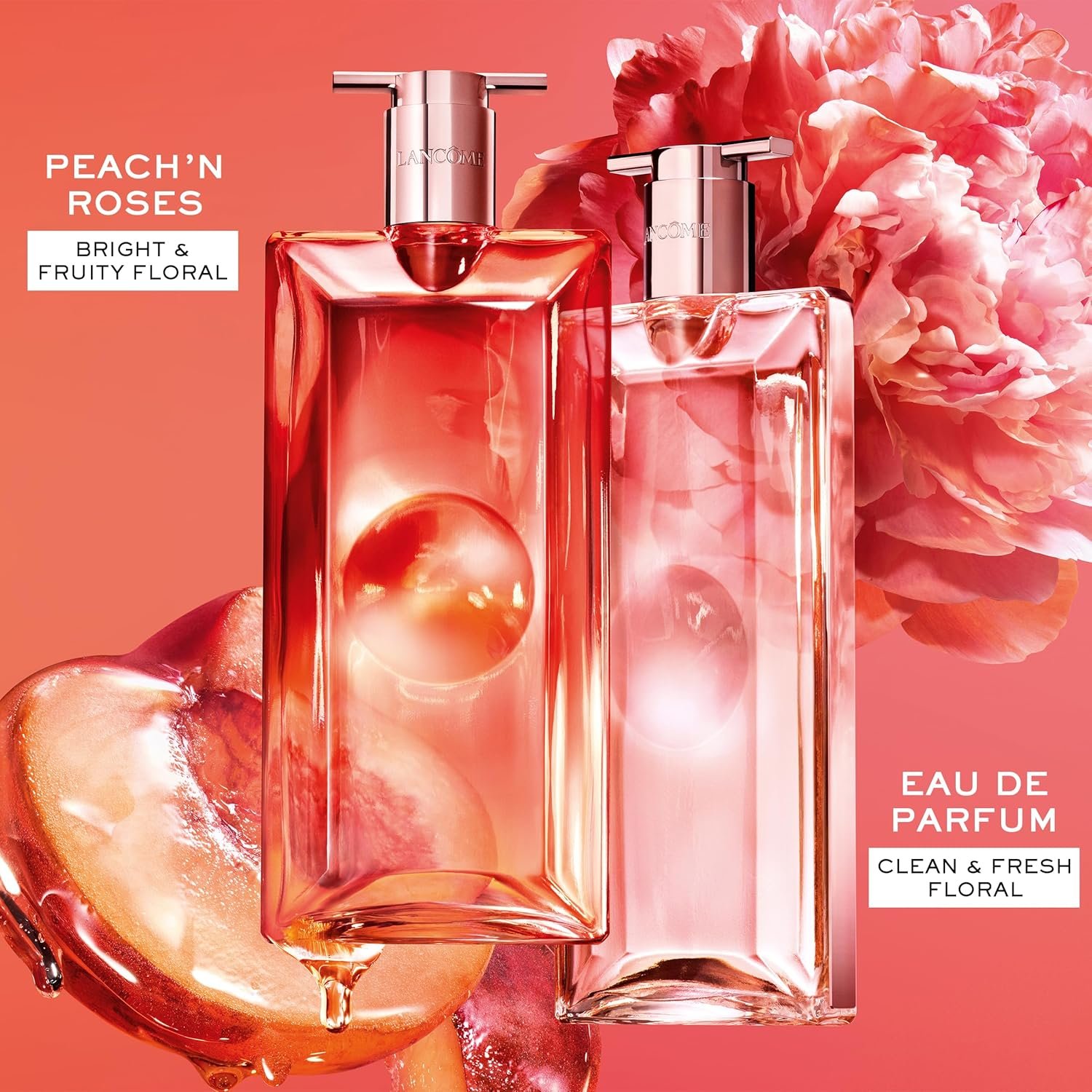 Lancôme Mother's Day Mini Perfume Gift Set, Includes Idôle and Peach 'N Roses Eau de Parfum, Long Lasting Women's Fragrances, Notes of Bergamot, Citrus, Rose, Jasmine, and Vanilla, Floral & Sweet - Image 7