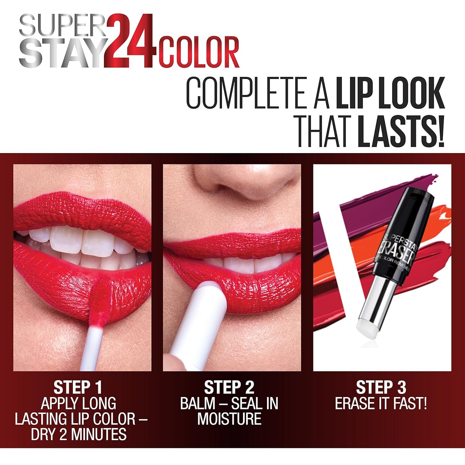 Maybelline Super Stay 24, 2-Step Liquid Lipstick Makeup, Long Lasting Highly Pigmented Color with Moisturizing Balm, Blush On, Pink, 1 Count - Image 8