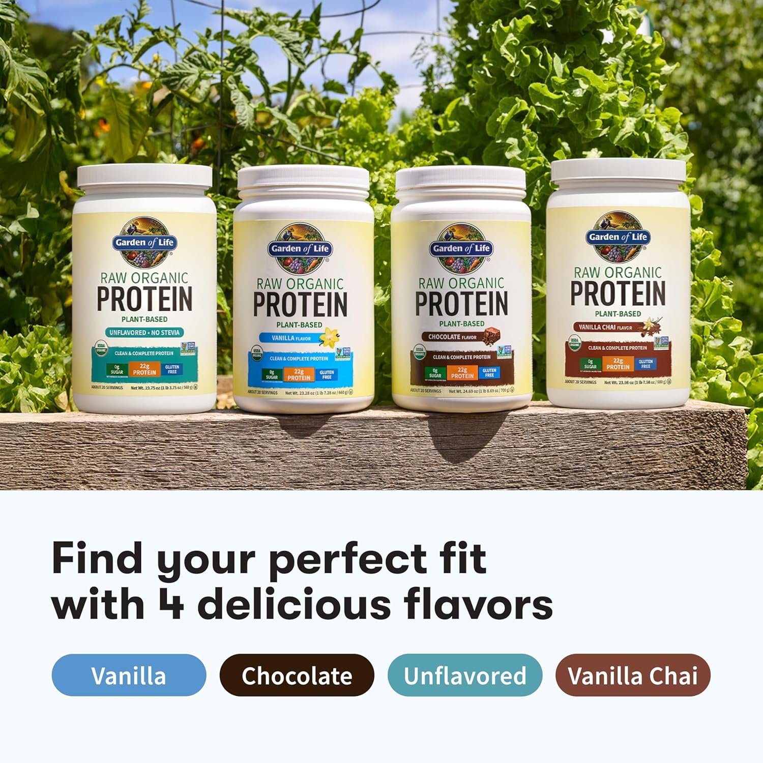 Garden Of Life Protein Powder, Vegan Protein Powder, Bcaa, Probiotics & Digestive Enzymes, Gluten & Lactose Free, Vanilla, 23.28 Ounce - Image 6