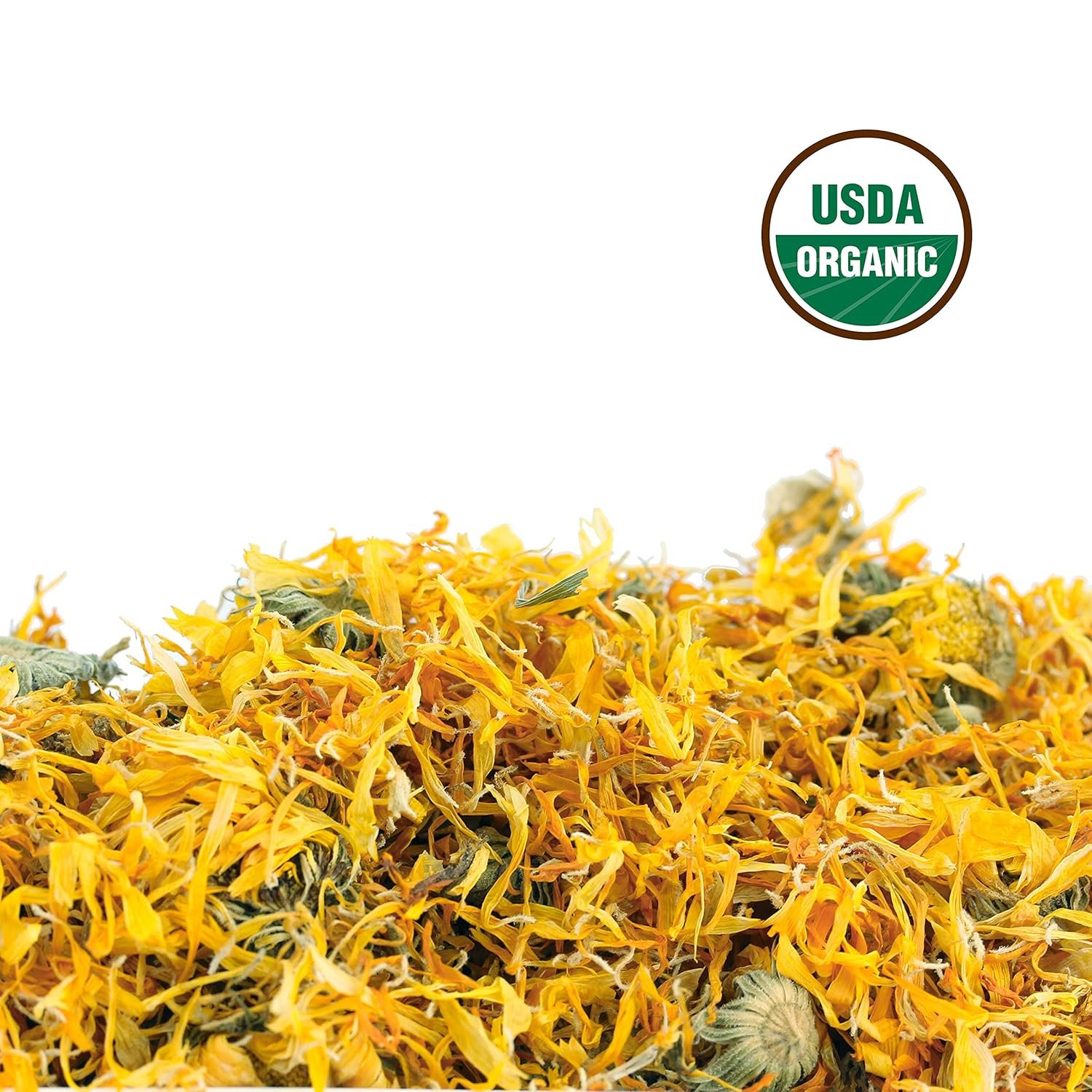 Calendula Tea 1LB (16Oz) 100% CERTIFIED Organic Whole Flower Herbal Tea (Calendula Officinalis), Caffeine Free in 1 lbs. Bulk Resealable BPA-free Bags from U.S. Wellness - Image 4