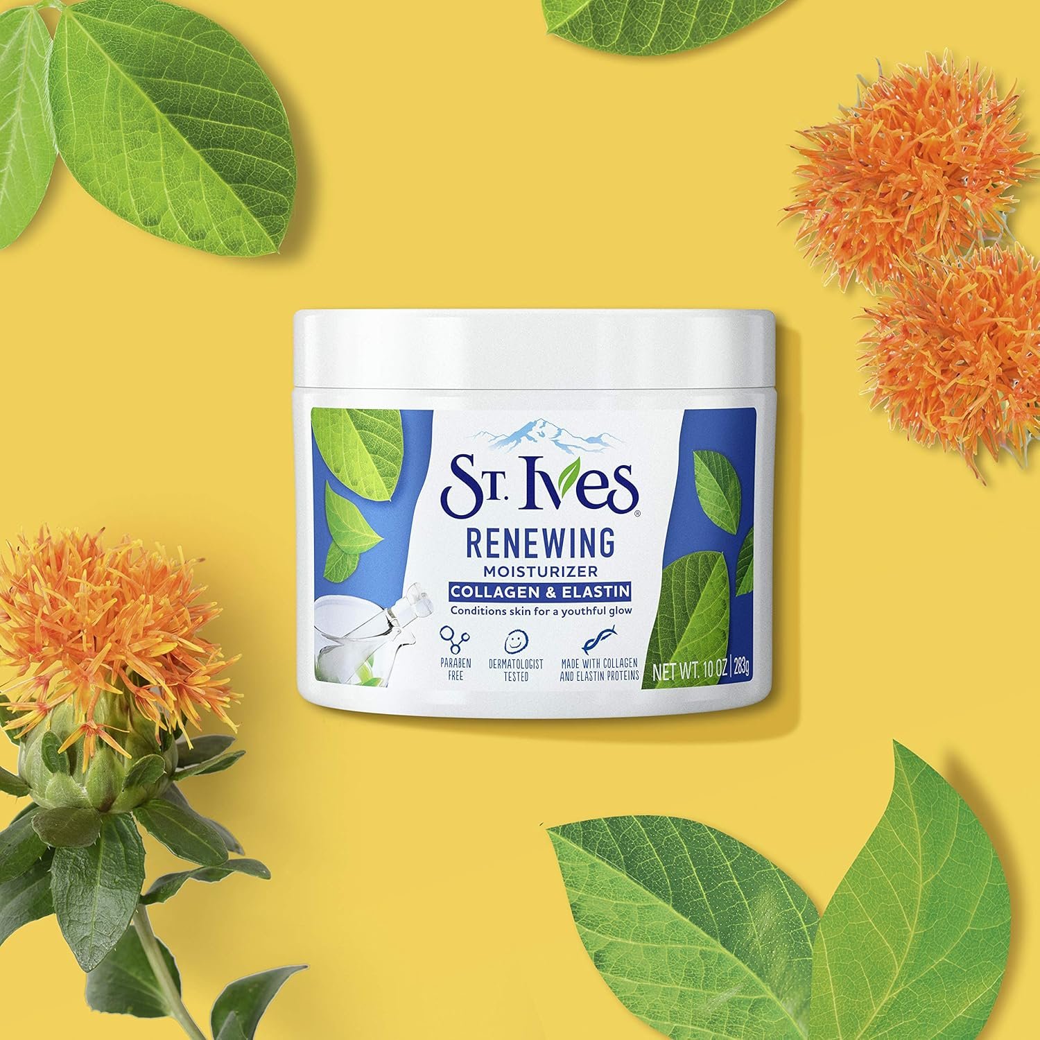 St. Ives Face Moisturizer Cream, Collagen and Elastin, Renewing Facial Moisturizer for Women, Paraben Free, Dermatologist Tested Daily Moisturizing for Dry Skin Cruelty Free, 10 oz - Image 10
