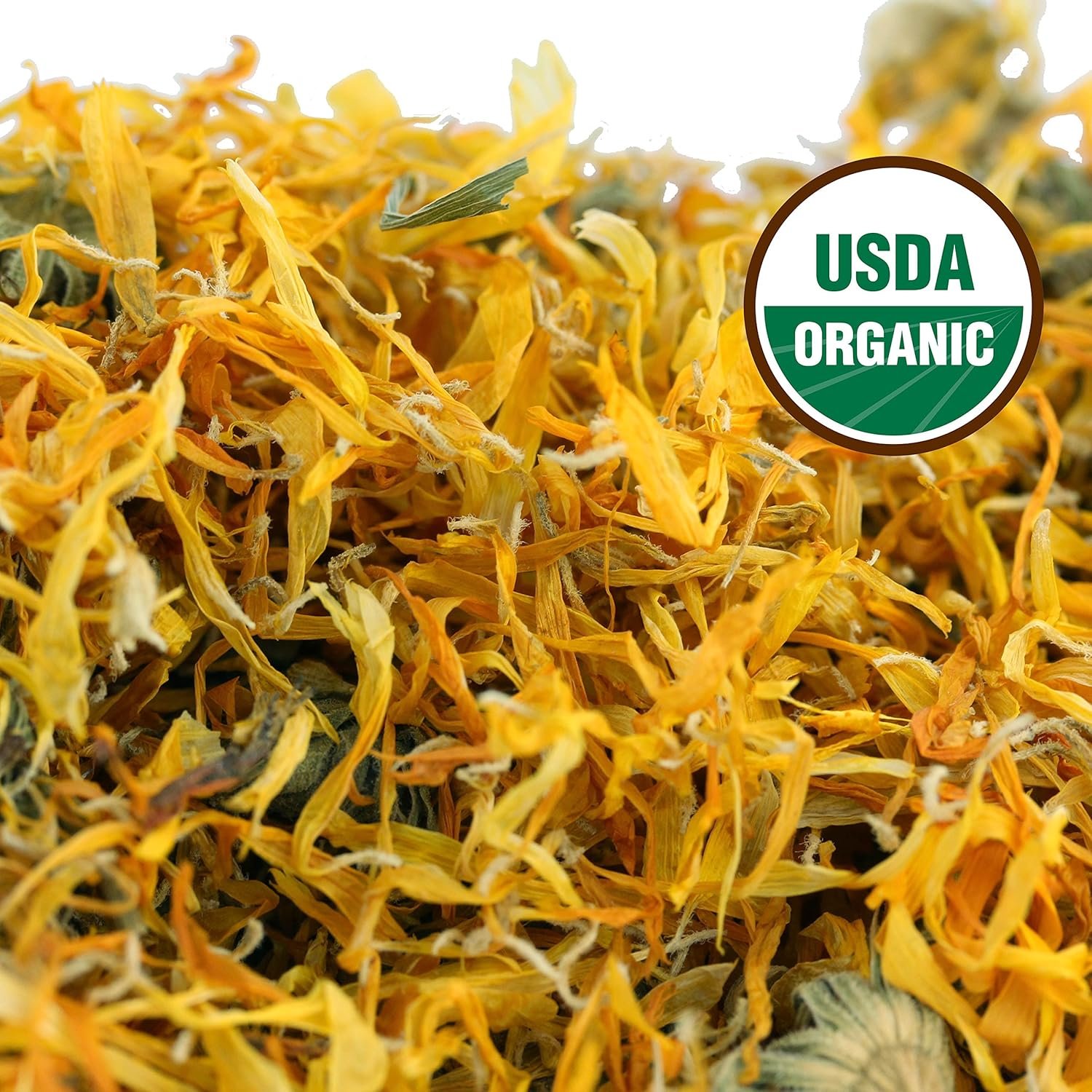 Calendula Tea 1LB (16Oz) 100% CERTIFIED Organic Whole Flower Herbal Tea (Calendula Officinalis), Caffeine Free in 1 lbs. Bulk Resealable BPA-free Bags from U.S. Wellness - Image 5