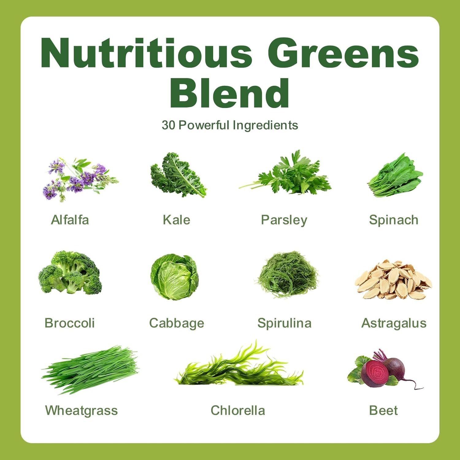 Greens Daily Gummies, Superfood Fruits and Veggies Blend with Spirulina, Chlorella, Prebiotics & Fiber, Adaptogens Multivitamin Supplement for Women & Men Digestive Health, Non-GMO, 240 Count - Image 5