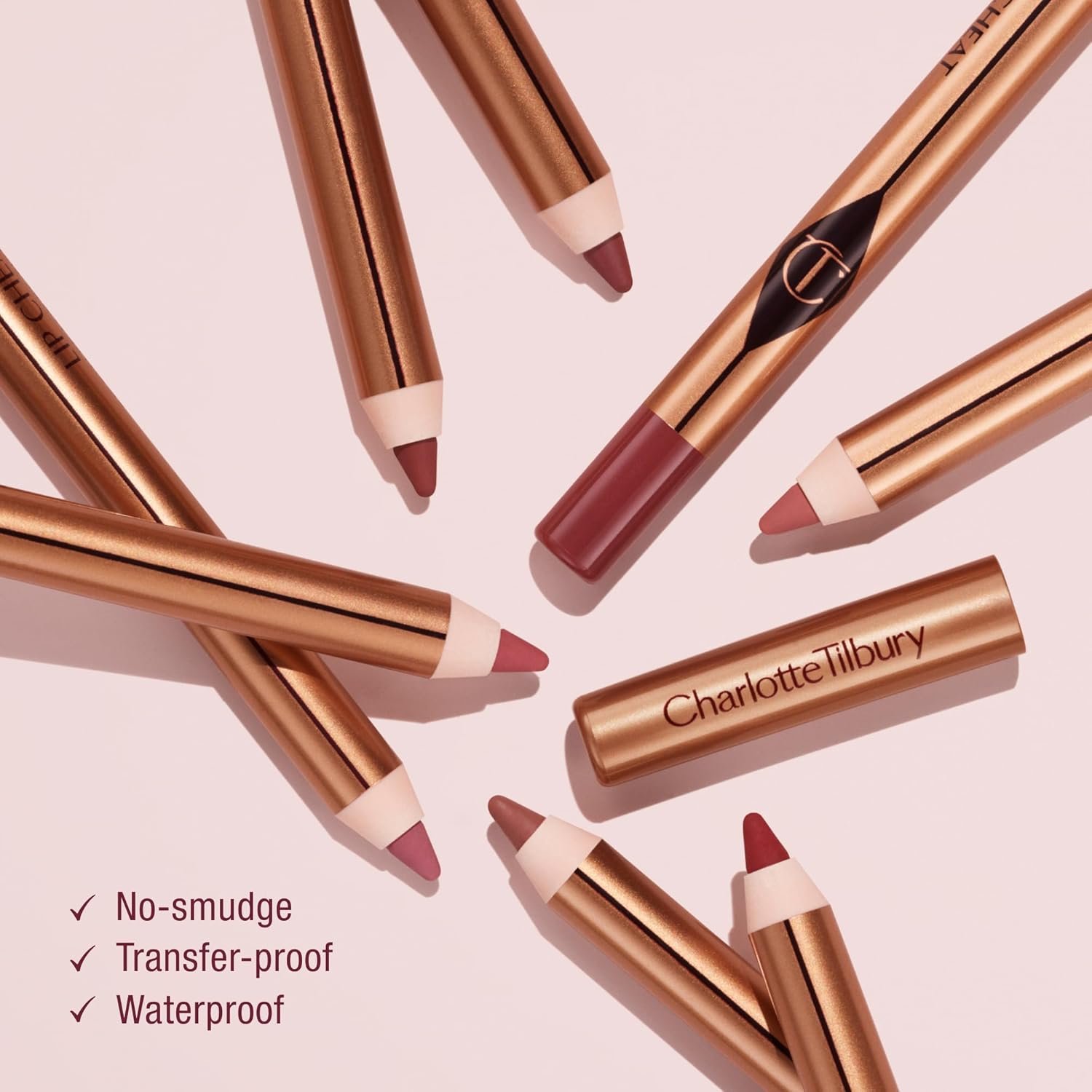 Charlotte Tilbury Lip Cheat Lip Liner Pencil - Gives Lips a Fuller-Looking, Defined Pout - Enriched with Jojoba Oil & Hyaluronic Acid - Waterproof, Smudge-Proof & Transfer-Proof - Image 3
