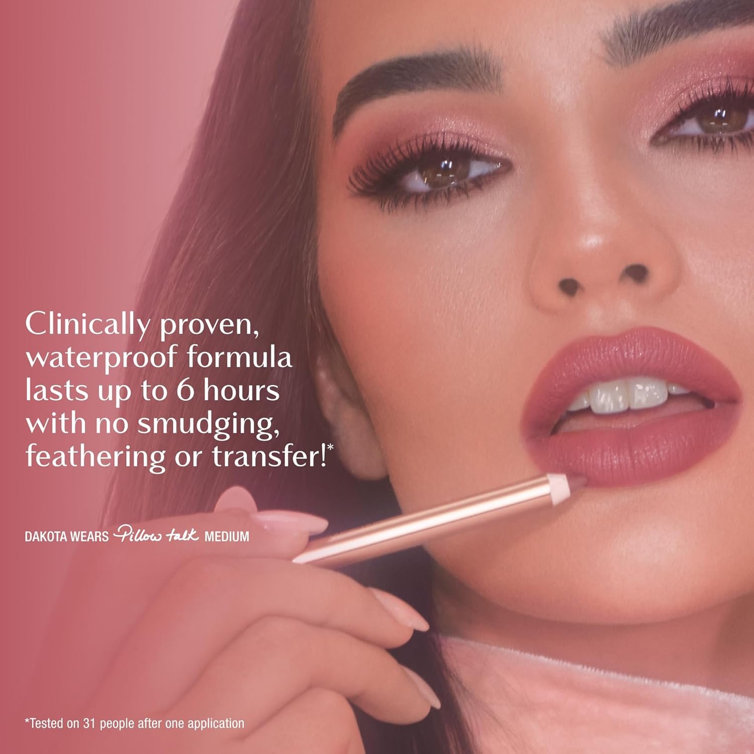 Charlotte Tilbury Lip Cheat Lip Liner Pencil - Gives Lips a Fuller-Looking, Defined Pout - Enriched with Jojoba Oil & Hyaluronic Acid - Waterproof, Smudge-Proof & Transfer-Proof - Image 6