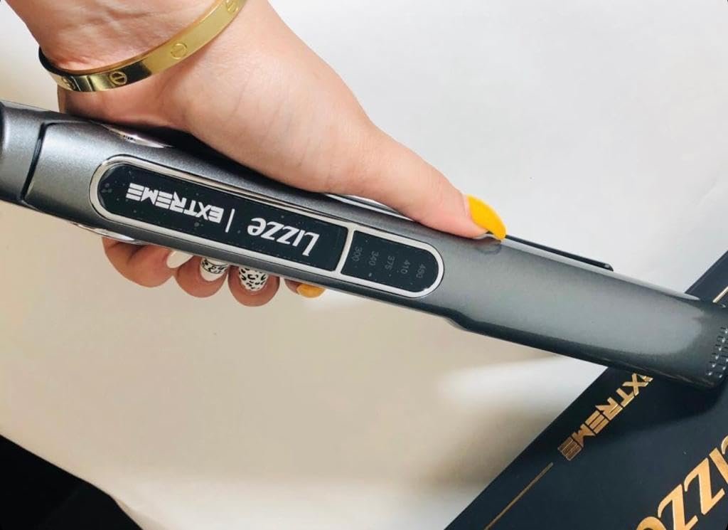 Lizze Extreme Professional Hair Straightener | Original Nano Titanium Technology Straightens Dry, Frizzy Hair Curls | 250 Deg. C. (480'f) - 110 Volts : Beauty & Professional Care - Image 5
