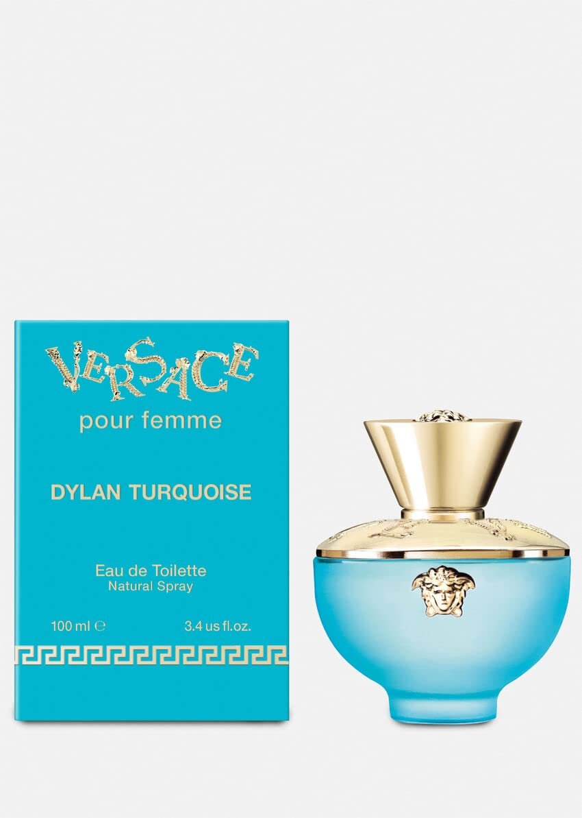 Versace Dylan Turquoise Pour Femme 3.4 oz Eau de Toilette Spay - Image 3