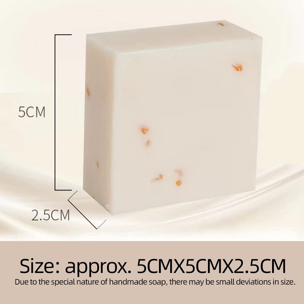 Handmade Genuine Thai Rice Soap 4/8/12PCS sets. 65g/PCS,Cold - Processed.Great for bath, hands, face & gifting (4PCS) - Image 4