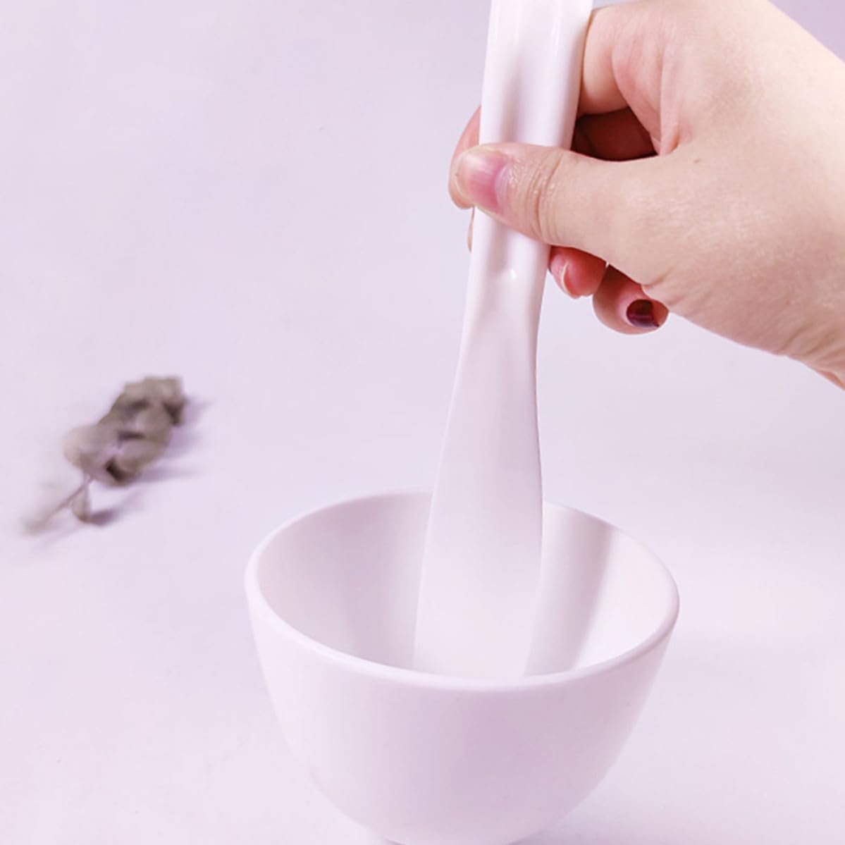 POPETPOP Facial Mask Mixing Bowl Silicone Set 5pcs DIY Beauty Tool Kit with Stirring Rod, Soft Brush, Spoon for Home and Salon Skincare Use - Image 4