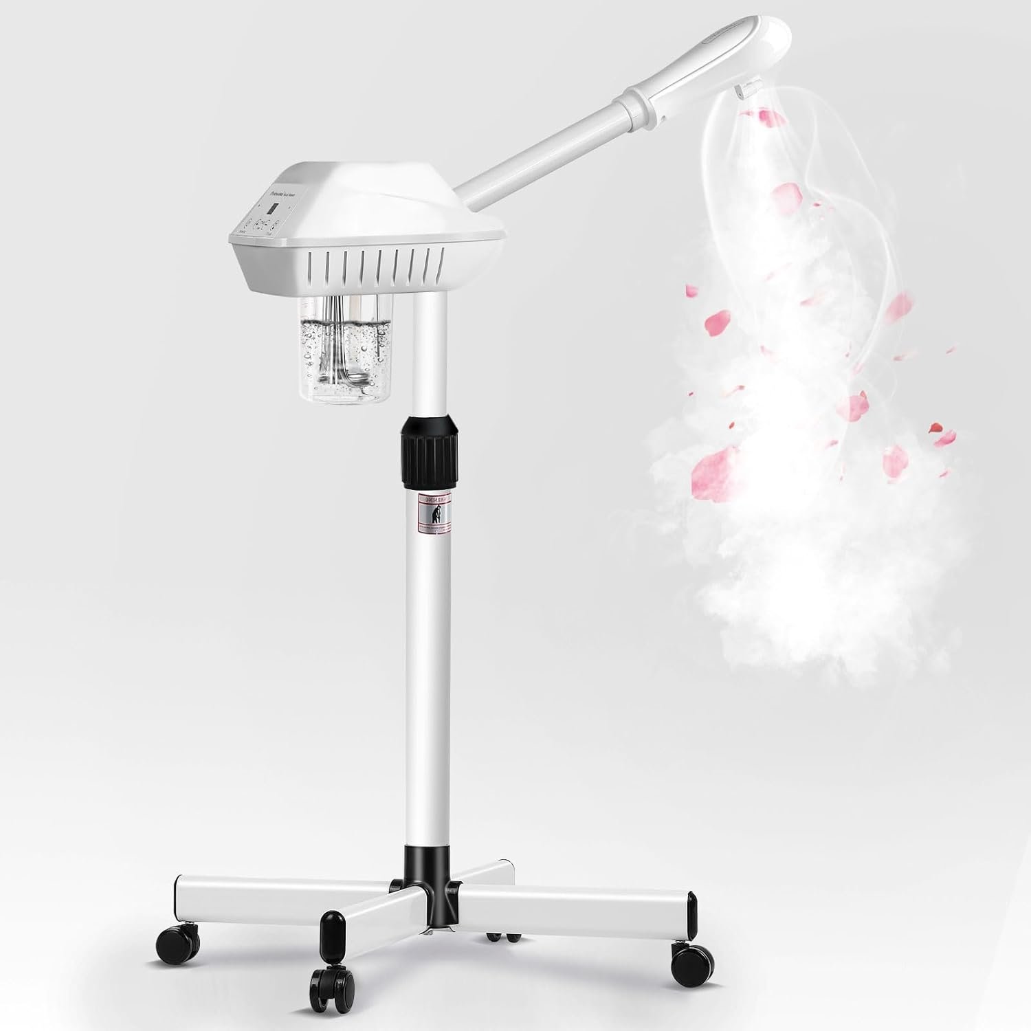 Professional Facial Steamer for Atomization Humidifier Atomizer, Adjustable Height and Angle, Face Steamer Clean Skin Firming Pores and Moisturizing Suitable for a Beauty, Spa, at Home - Image 9