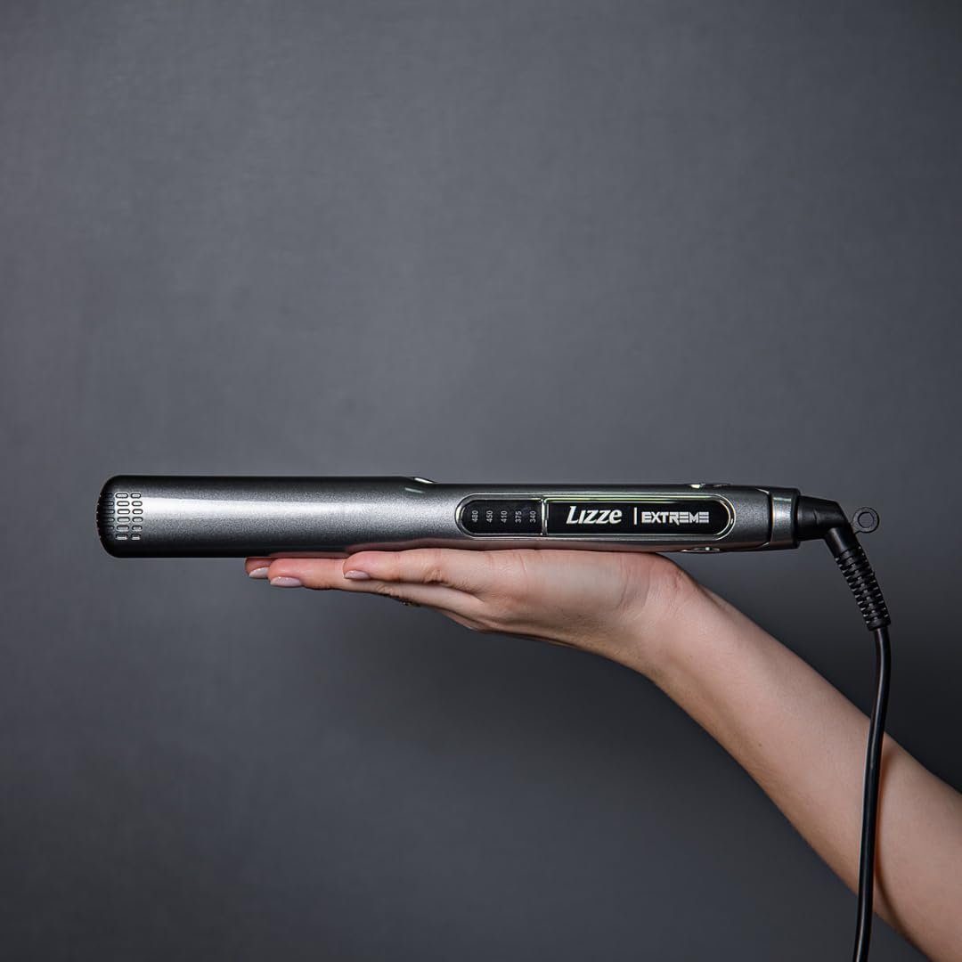 Lizze Extreme Professional Hair Straightener | Original Nano Titanium Technology Straightens Dry, Frizzy Hair Curls | 250 Deg. C. (480'f) - 110 Volts : Beauty & Professional Care - Image 2