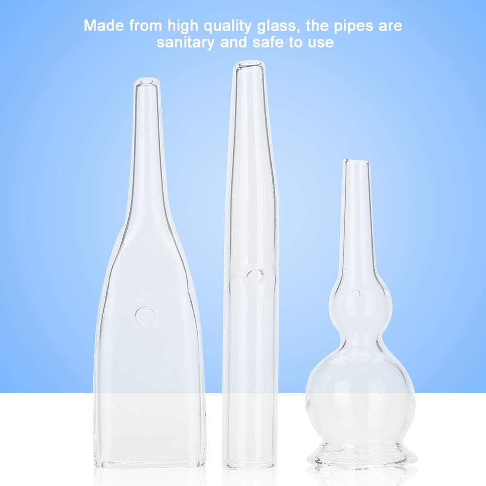 Nikou Vacuum Glass Tube, 3 Pcs Glass Pipes for Vacuum Face Cleanser Blackhead Removal Machine Accessories Deep Pore Cleaning Tools, Compatible with Most Suction Beauty Devices - Image 7