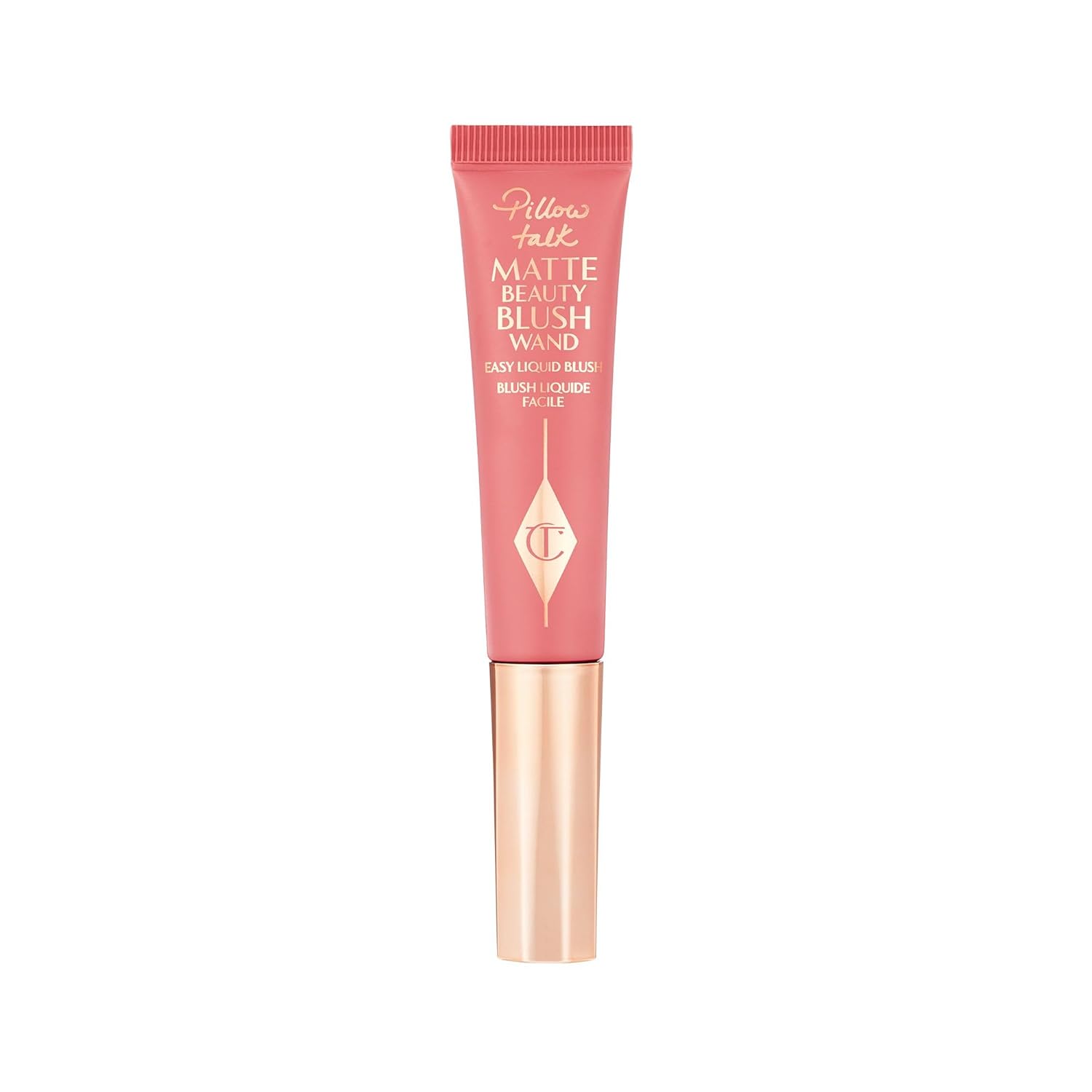Charlotte Tilbury Pillow Talk Matte Liquid Blush Wand - Matte Blush for Cheeks with Cushion Applicator - Infused with Lumi-Blur Technology for a Light-Reflecting, Soft-Focus Effect - Image 4