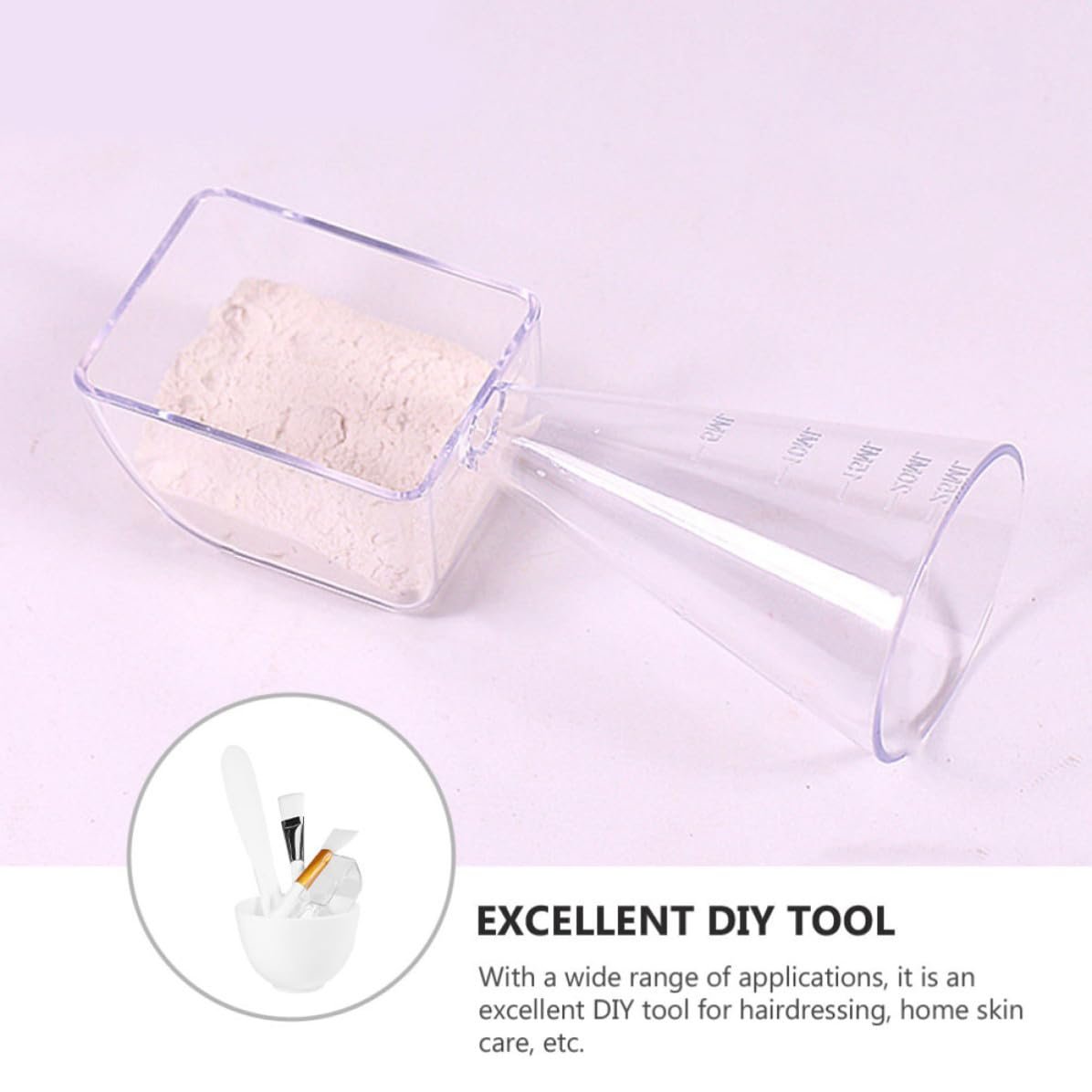 POPETPOP Facial Mask Mixing Bowl Silicone Set 5pcs DIY Beauty Tool Kit with Stirring Rod, Soft Brush, Spoon for Home and Salon Skincare Use - Image 7