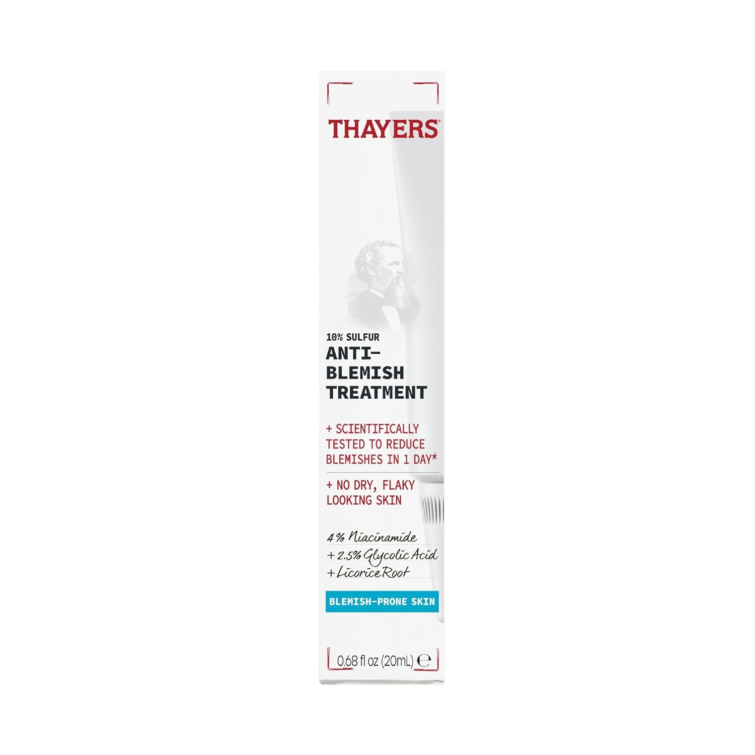 THAYERS Rapid Acne Treatment with 10% Sulfur, Sulfur Acne Treatment with Niacinamide and Glycolic Acid, Soothing and Non-Stripping Skin Care, 0.68 Fl Oz - Image 2
