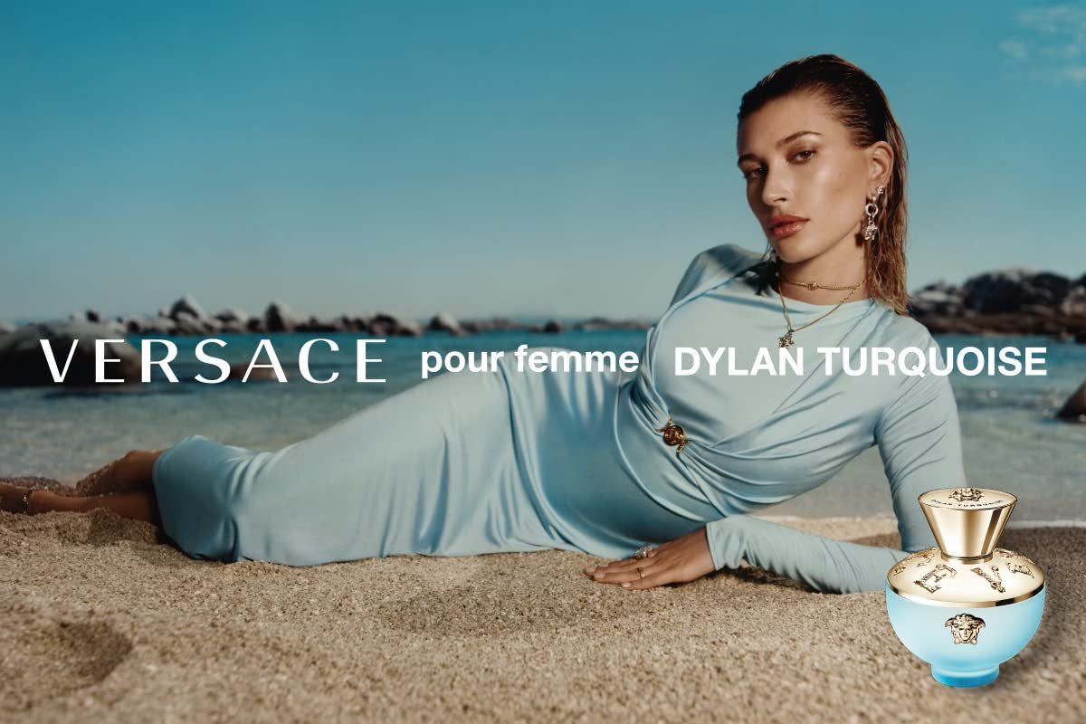 Versace Dylan Turquoise Pour Femme 3.4 oz Eau de Toilette Spay - Image 2